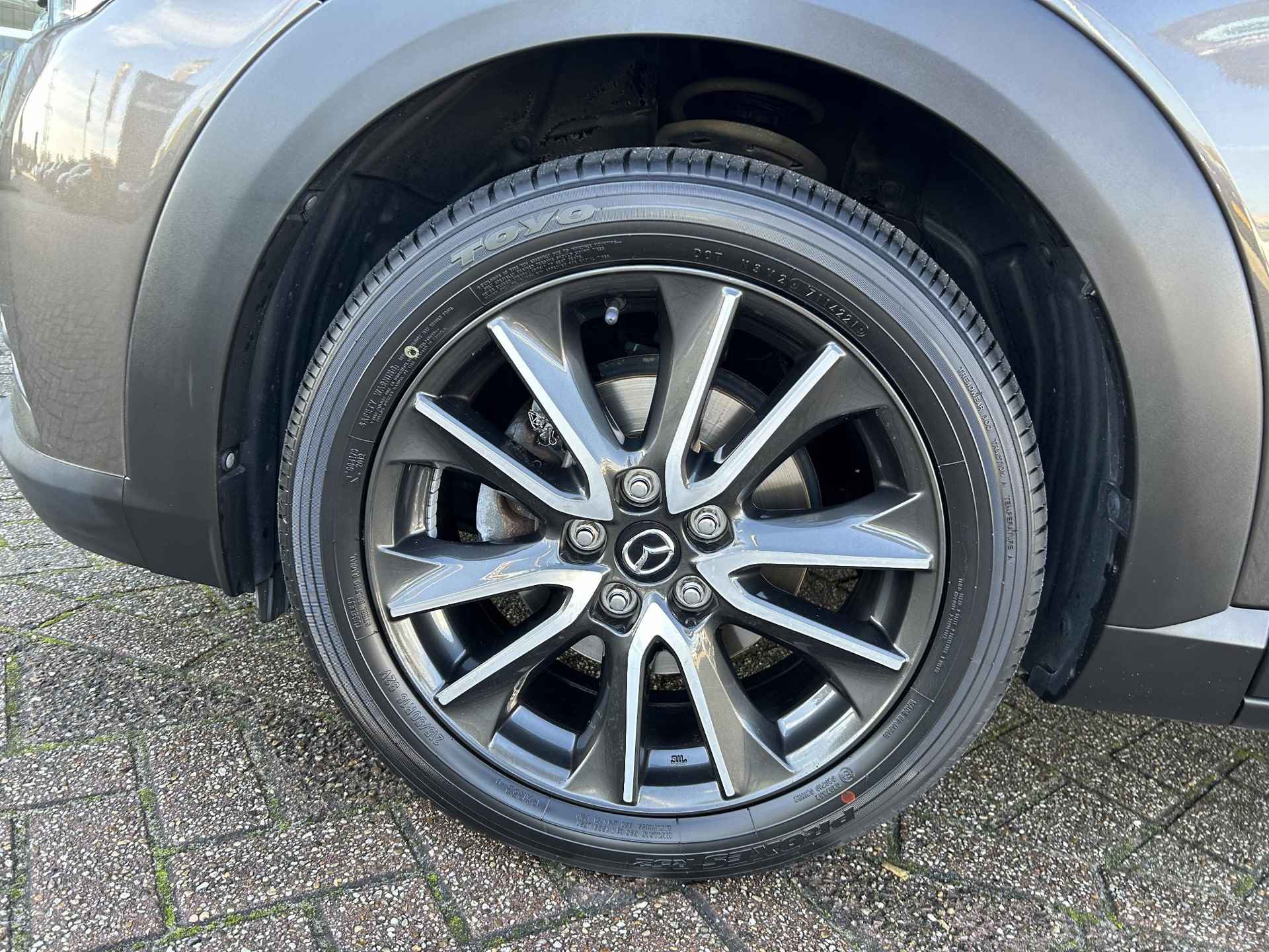 Mazda CX-3 2.0 SkyActiv-G 120 GT-M | Rijklaarprijs! | Leder | Camera | Stoelverwarming | Navigatie | Keyless start & entry | Inclusief 12 mnd Bovag garantie! | - 25/26