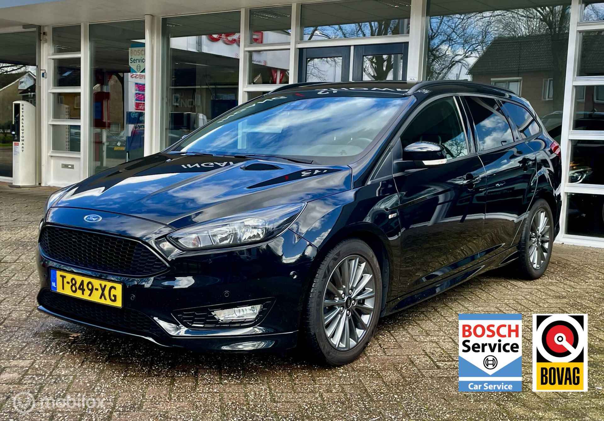 Ford Focus Wagon 1.0 EcoBoost ST Line Business Airco, Navi, Bluetooth, Pdc, LM.. - 1/17