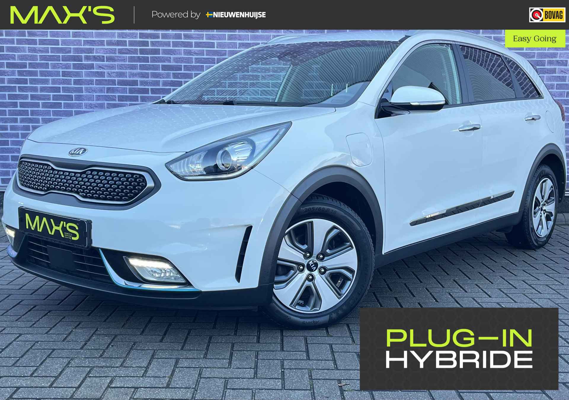 Kia Niro 1.6 GDi PHEV DynamicLine Plug in Hybride| Navigatie | PDC + camera | Adaptieve cruise control | Half leder | Stoelverwarming - 1/31