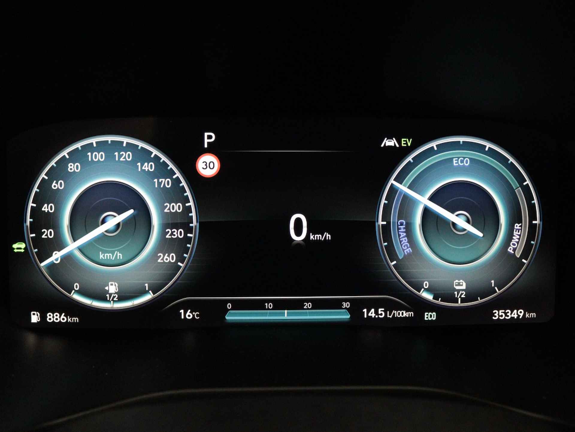 Hyundai Santa Fe 1.6 T-GDI HEV Premium | Automaat | Leder | Navigatie | - 25/38