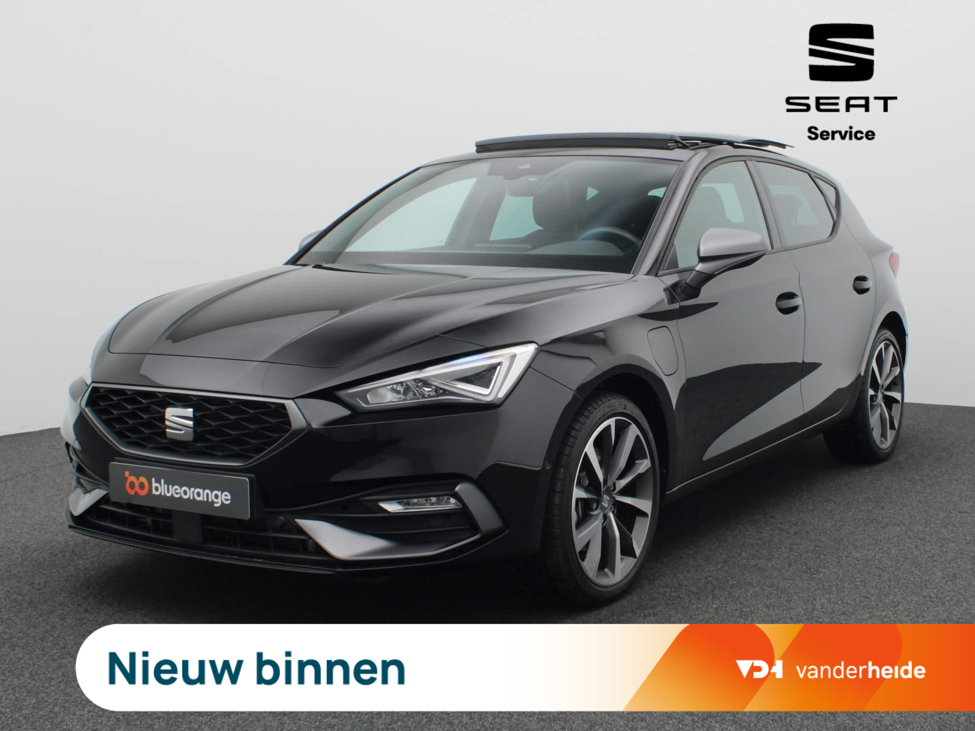 SEAT Leon 1.4 TSI eHybrid PHEV FR Business Intense 204PK DSG Navi, Keyless, Pano-Schuifdak, Memory stoel, Stoel- Stuurverwarming, Side Assist, 18" LM