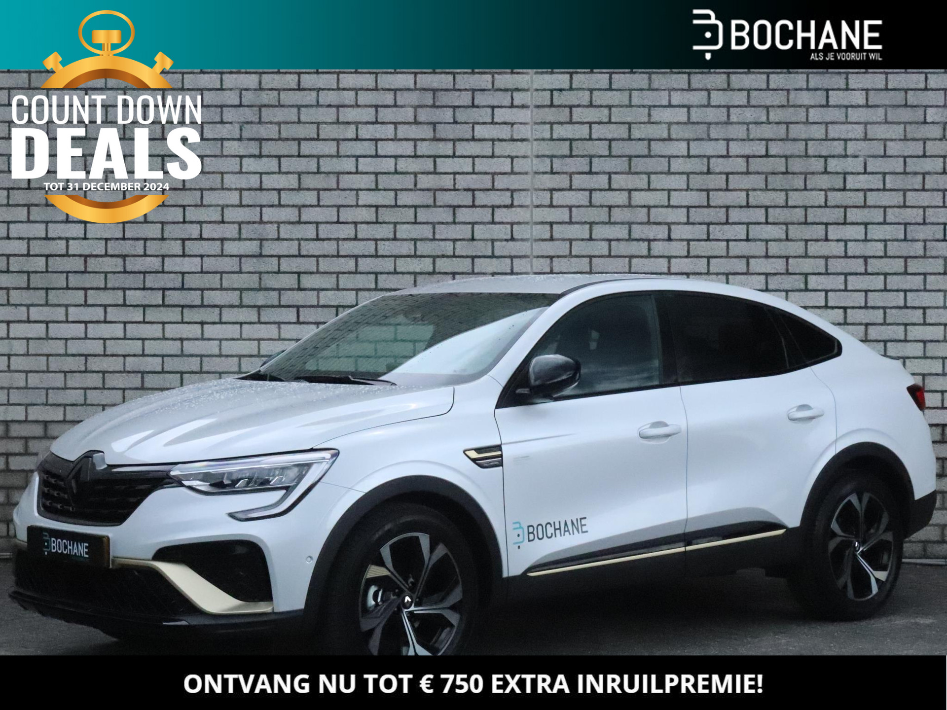 Renault Arkana 1.6 E-Tech hybrid 145 E-Tech engineered | Navigatie | Stoelverwarming | Leder/Alcantara bekleding | 18" LM velgen