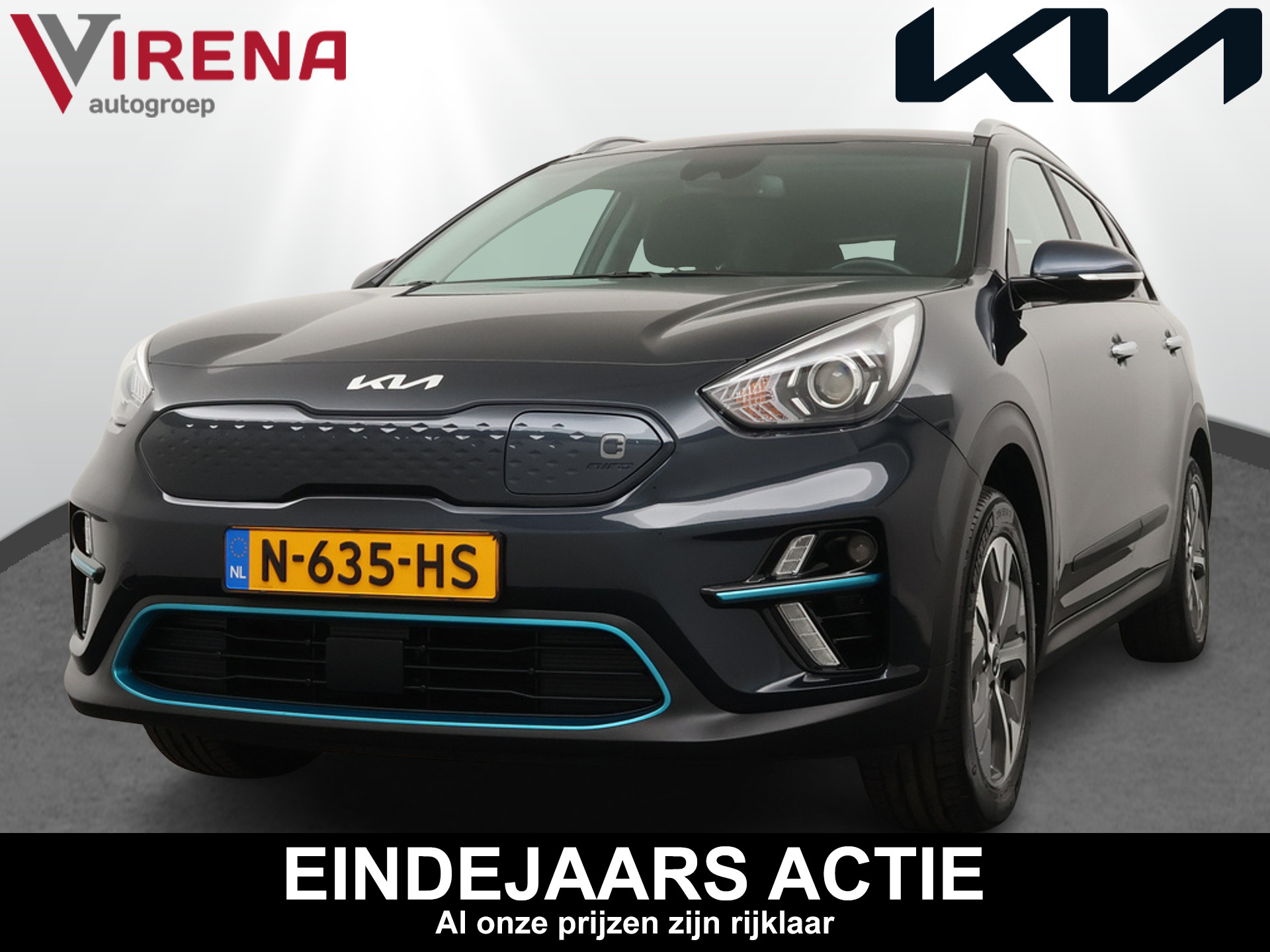 Kia e-Niro DynamicLine 64 kWh - Navigatie - Adaptief Cruise Control - Climate Control - Navigatie - Apple/Android Carplay - Fabrieksgarantie Tot 2028