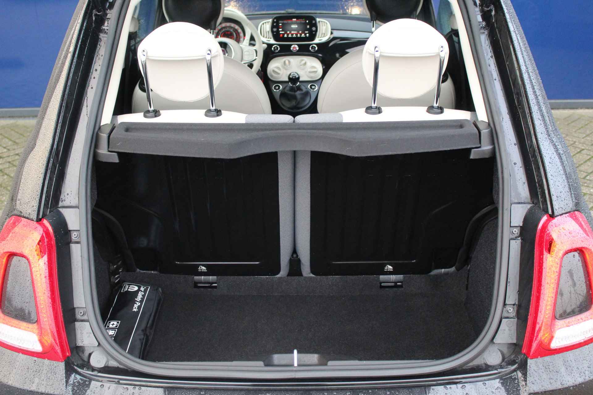 Fiat 500 1.0 Hybrid Lounge 70PK | Airco Cruise C. Vision pakket | Park Assitst | Regen & Lichtsensor | 15" Licht met. velgen | Elec. rame - 27/36
