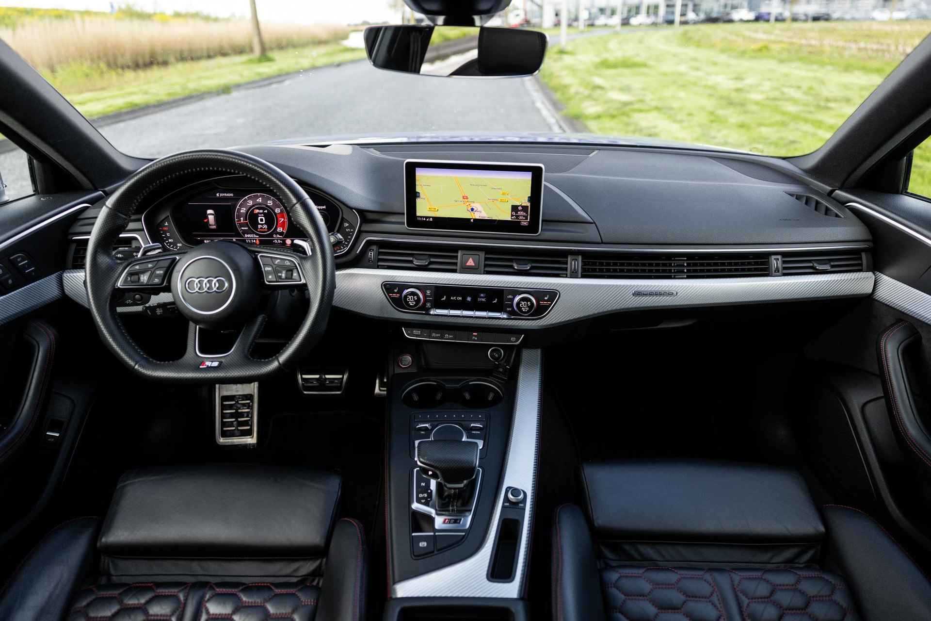 Audi RS4 Avant 2.9 TFSI RS 4 quattro | Adaptieve CruiseControl | RS zetels | Digitaal dashboard | Panoramadak | HUD | MATRIX | Stoelverwarming | Leder | Sportzetels | Memory Seats | - 46/63