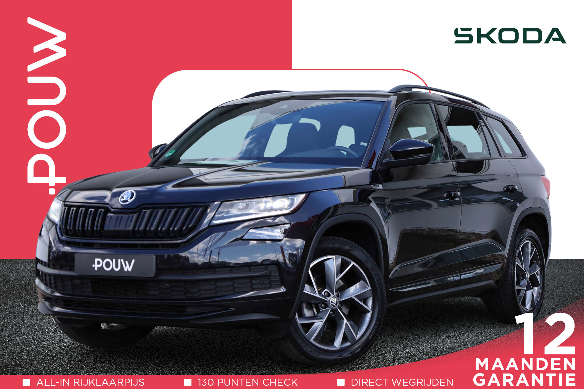 Skoda Kodiaq 2.0 TDI 150pk DSG Sportline Business | Trekhaak Wegklapbaar | Stoelverwarming | Camera