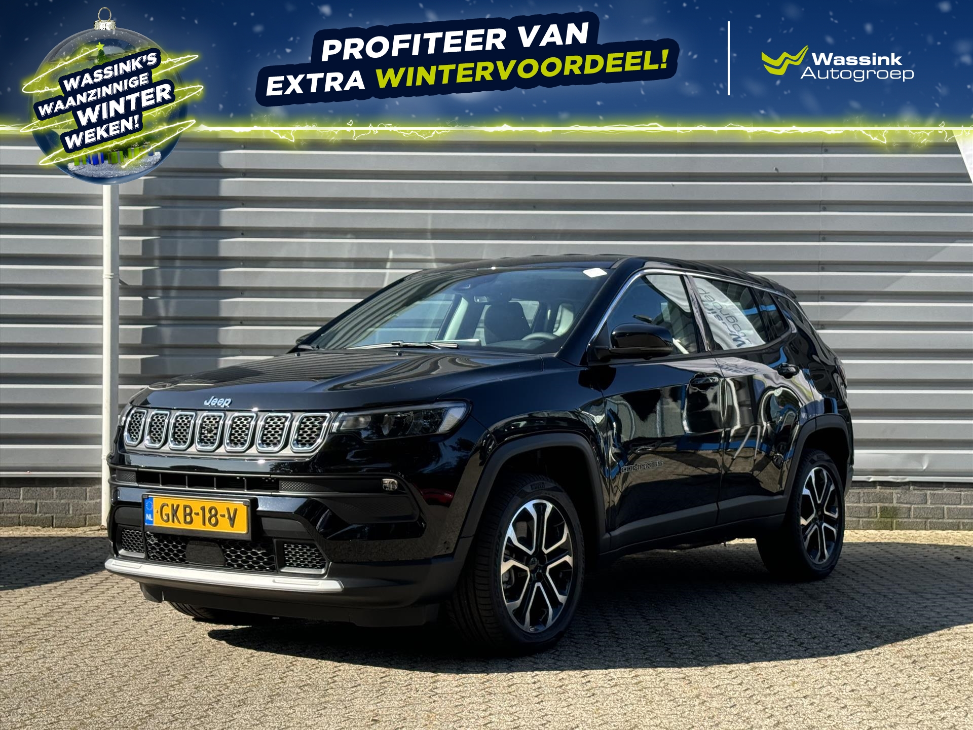 JEEP Compass 1.3T 4XE 190pk Altitude | Carplay | Winter Pack