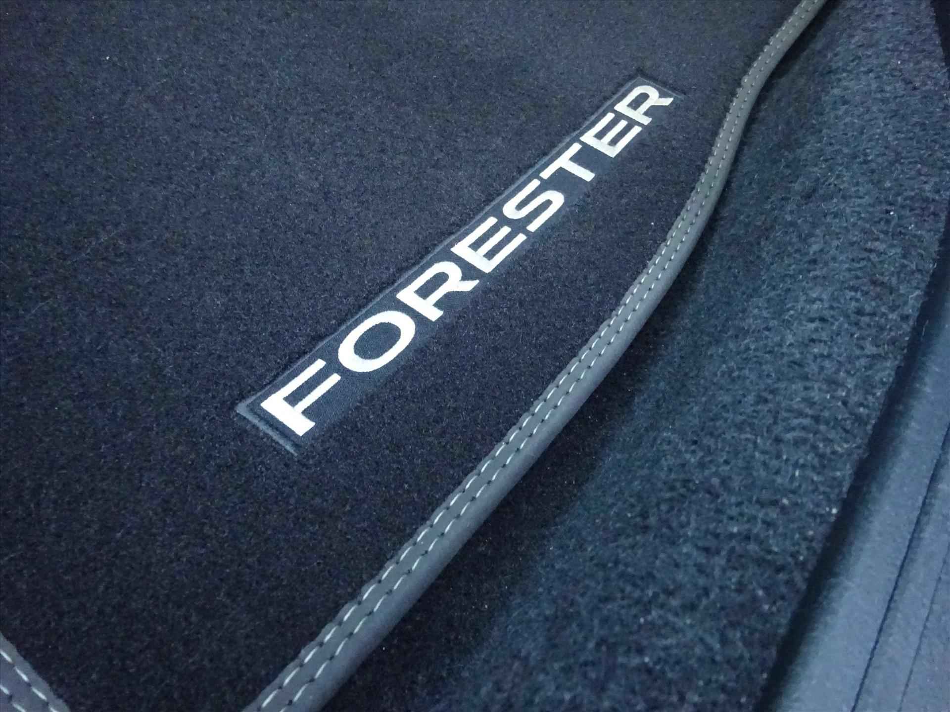 Subaru Forester 2.0i e-BOXER 150pk CVT Premium | Zwart/Bruin Leder | Pano | Navi | SRS | 5 jaar fabrieks garantie. - 37/50