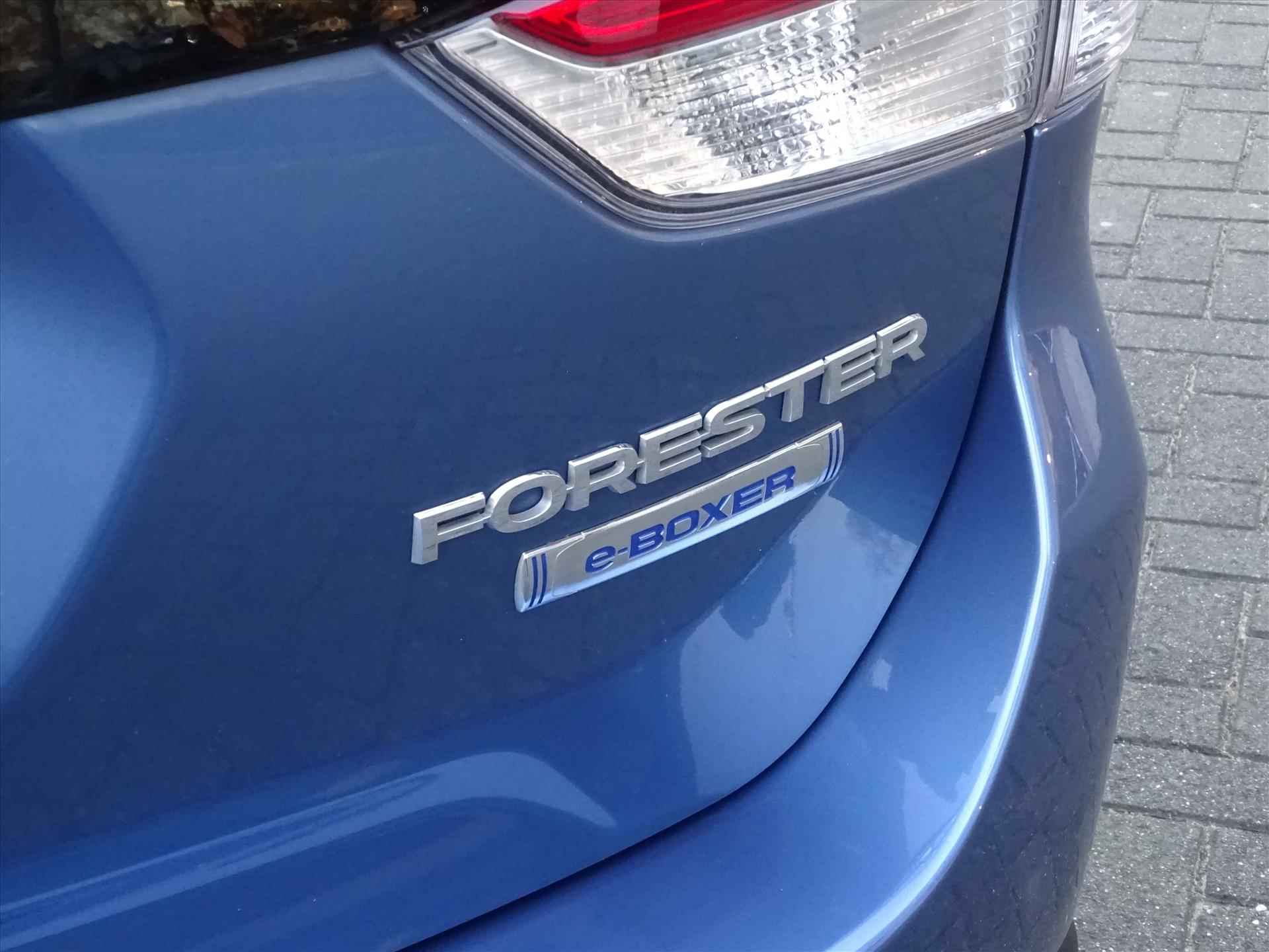 Subaru Forester 2.0i e-BOXER 150pk CVT Premium | Zwart/Bruin Leder | Pano | Navi | SRS | 5 jaar fabrieks garantie. - 45/50