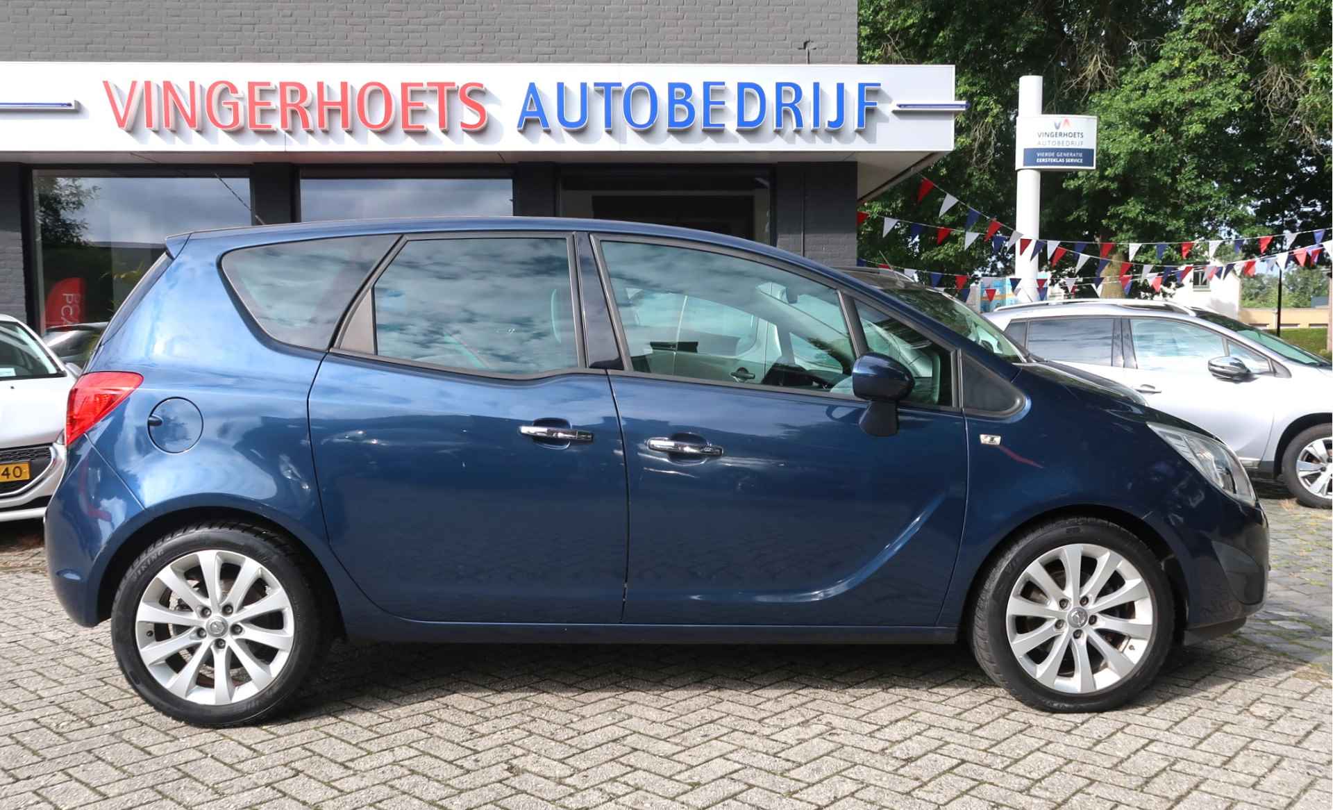 Opel Meriva 1.4 Benzine 100 Pk. Cosmo hele mooie nette uitvoering * Hoge Zit * Airco * Cruise Control * Afgestempelde boekjes aanwezig * Vingerhoets; Vierde Generatie  Eersteklas Service ! - 4/34