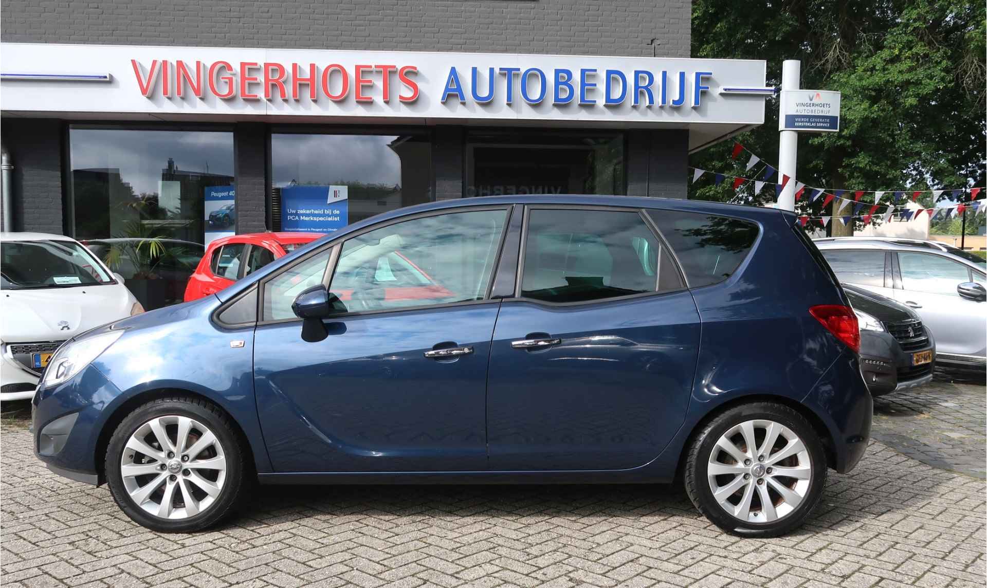 Opel Meriva 1.4 Benzine 100 Pk. Cosmo hele mooie nette uitvoering * Hoge Zit * Airco * Cruise Control * Afgestempelde boekjes aanwezig * Vingerhoets; Vierde Generatie  Eersteklas Service ! - 6/34