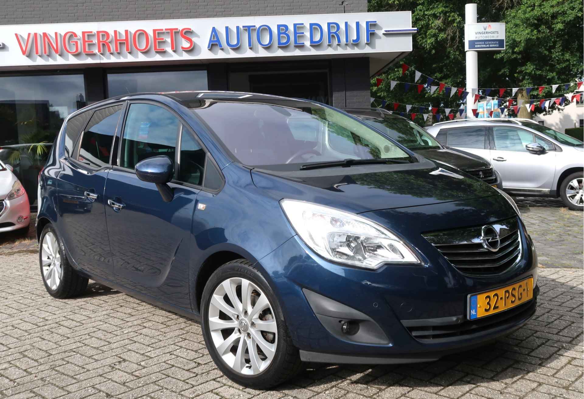 Opel Meriva 1.4 Benzine 100 Pk. Cosmo hele mooie nette uitvoering * Hoge Zit * Airco * Cruise Control * Afgestempelde boekjes aanwezig * Vingerhoets; Vierde Generatie  Eersteklas Service ! - 8/34