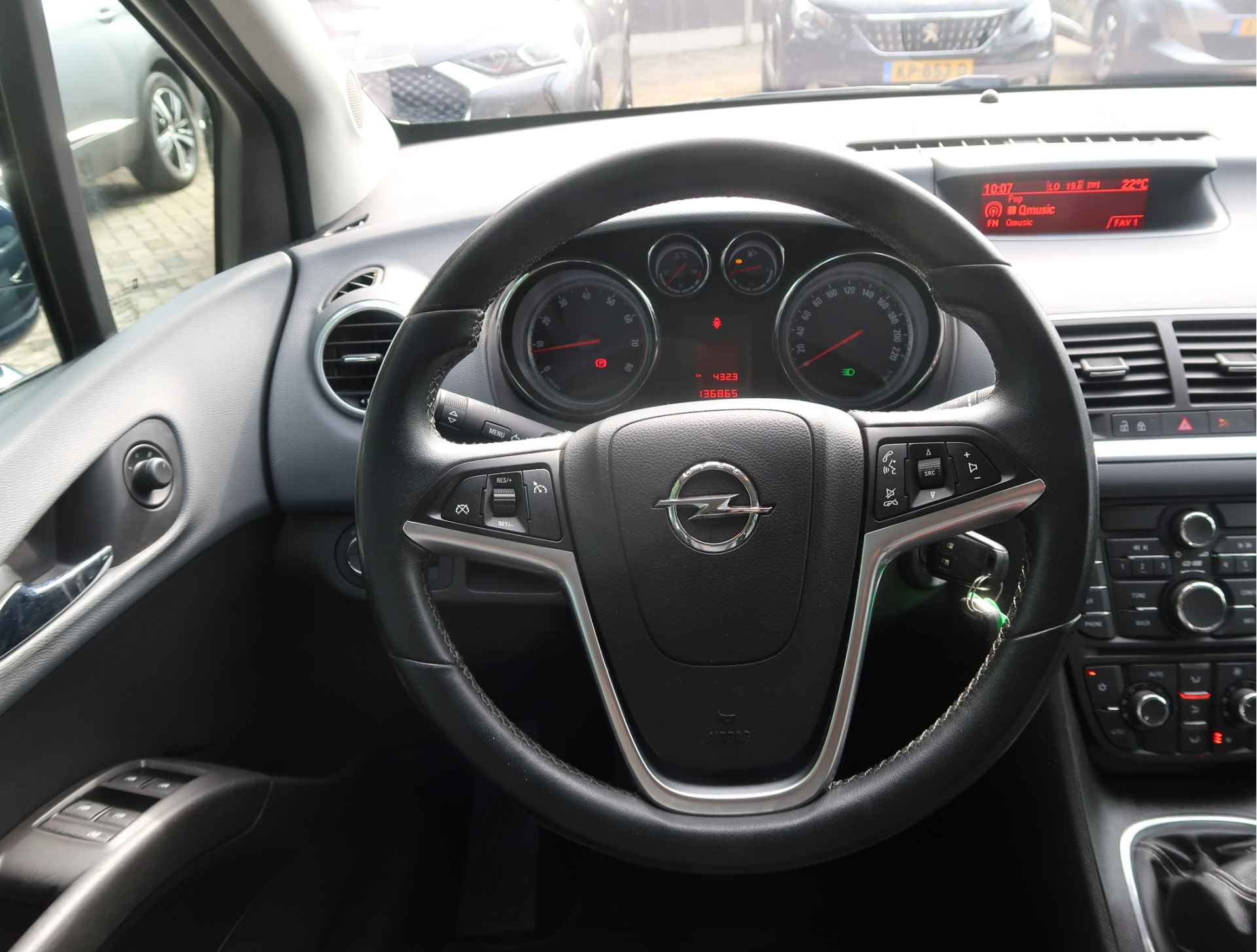 Opel Meriva 1.4 Benzine 100 Pk. Cosmo hele mooie nette uitvoering * Hoge Zit * Airco * Cruise Control * Afgestempelde boekjes aanwezig * Vingerhoets; Vierde Generatie  Eersteklas Service ! - 15/34