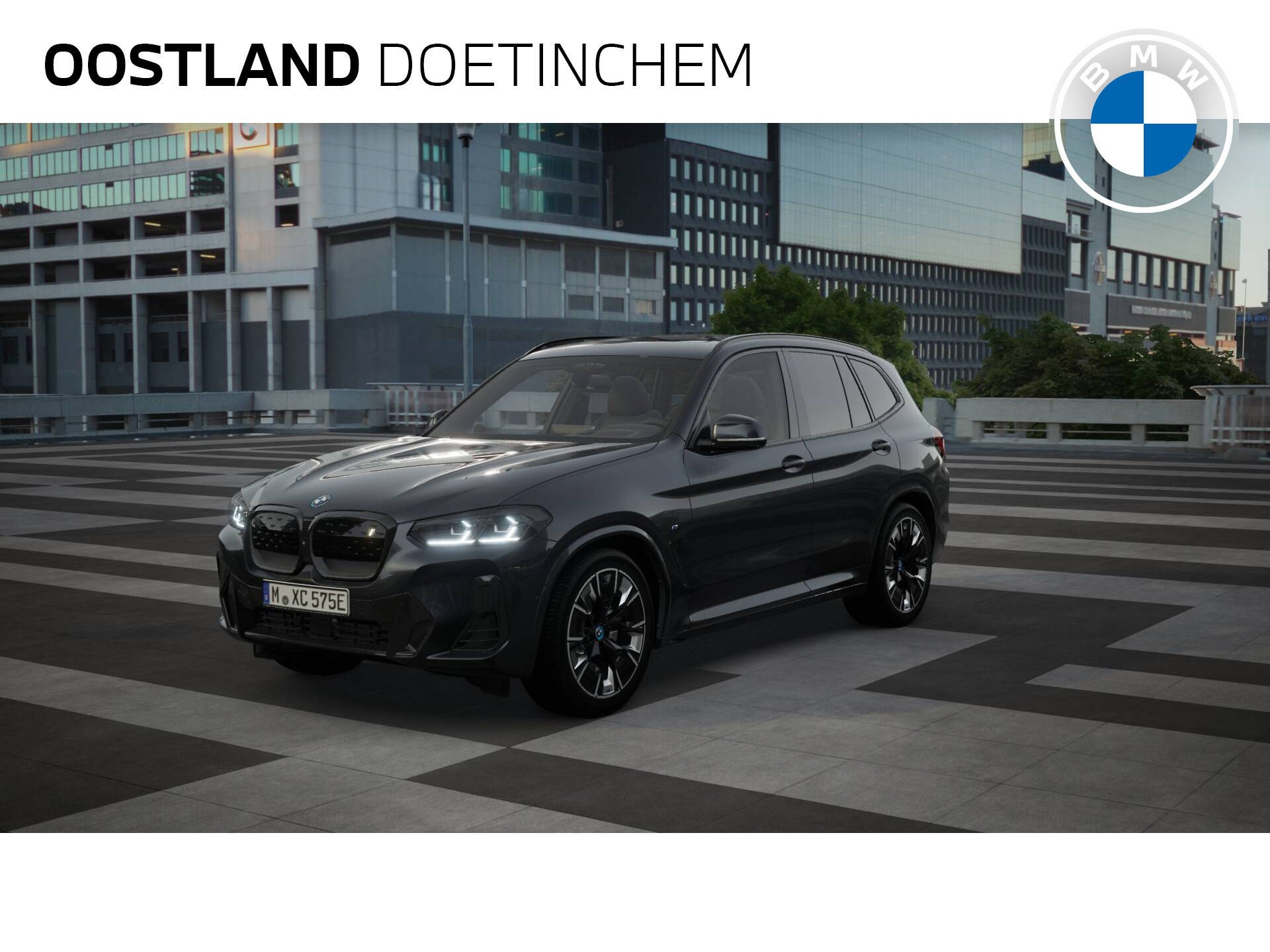 BMW iX3 High Executive 80 kWh / Trekhaak / Sportstoelen / Adaptief onderstel / Adaptieve LED / Parking Assistant Plus / Driving Assistant Professional / Comfort Access / Gesture Control bij viaBOVAG.nl