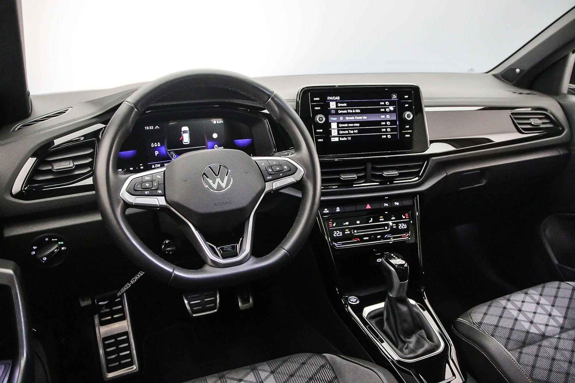 Volkswagen T-Roc R-Line Business 1.5 TSI 150pk DSG Automaat Panoramadak, Adaptive cruise control, Elektrische achterklep, Navigatie, Achteruitrijcamera, Beats audio, LED matrix koplampen - 31/43