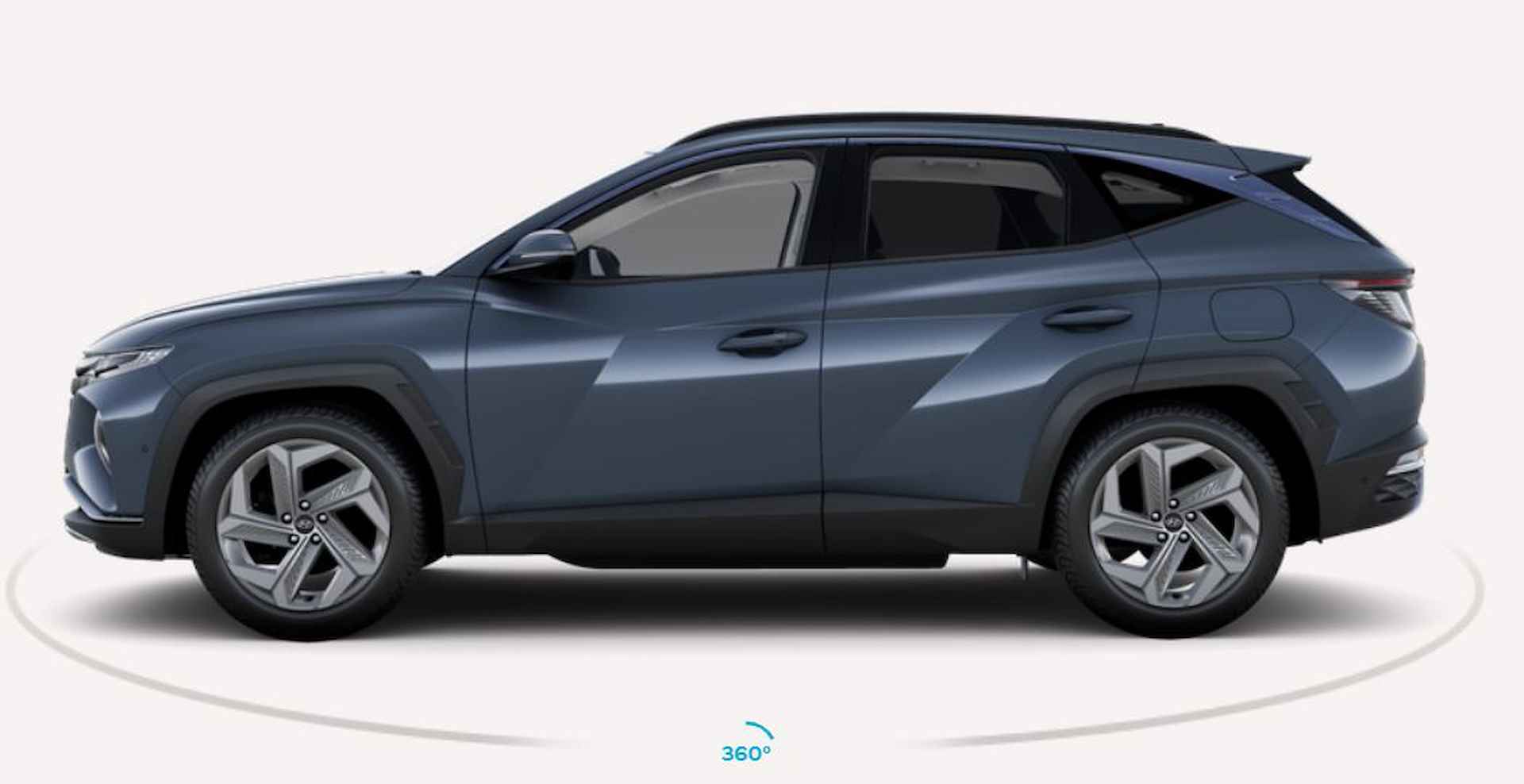 Hyundai Tucson 1.6 T-GDI PHEV Premium 4WD VAN €52.730 VOOR €44.545,- Teal Blue - 2/22