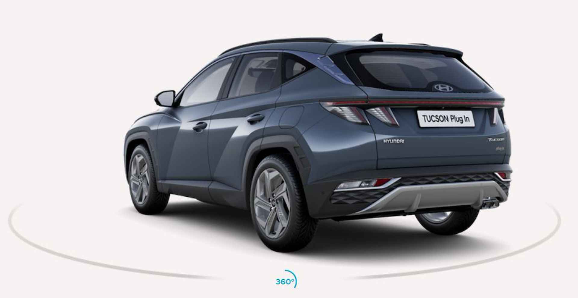 Hyundai Tucson 1.6 T-GDI PHEV Premium 4WD VAN €52.730 VOOR €47.730 Teal Blue - 3/22