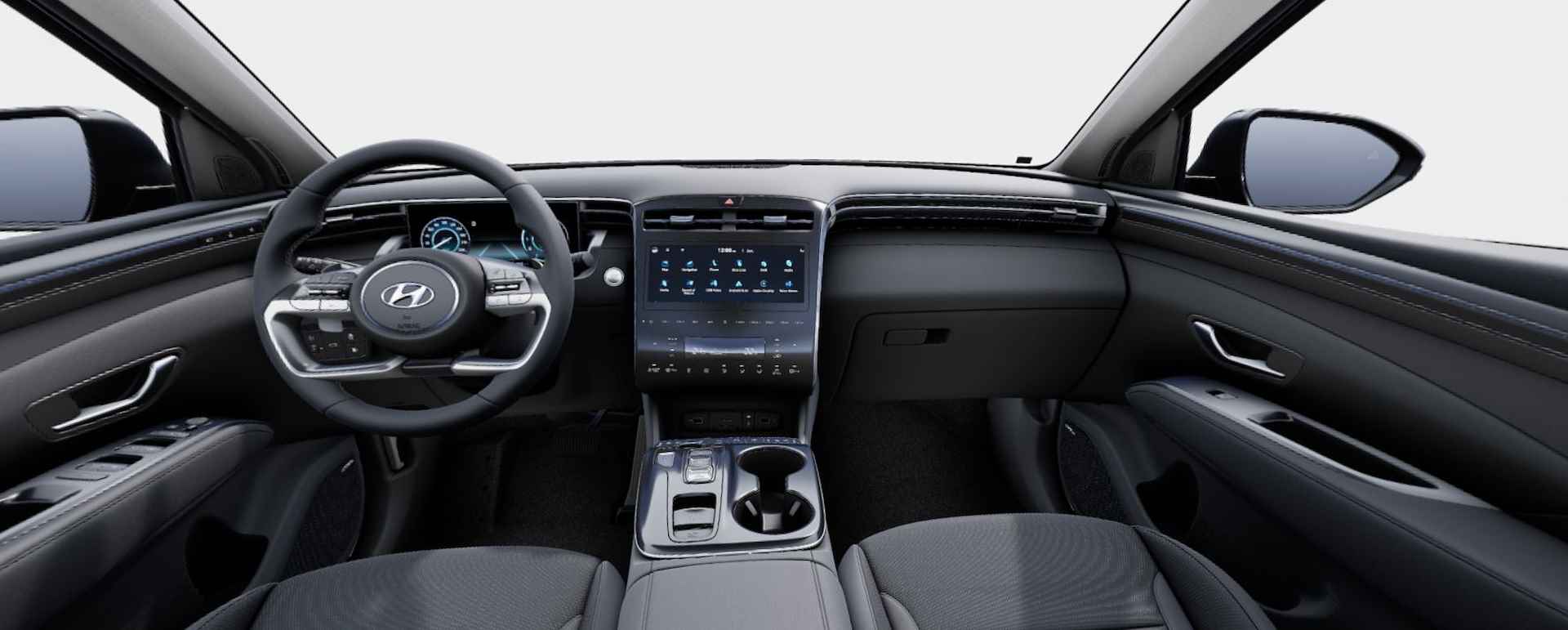 Hyundai Tucson 1.6 T-GDI PHEV Premium 4WD VAN €52.730 VOOR €47.730 Teal Blue - 6/22