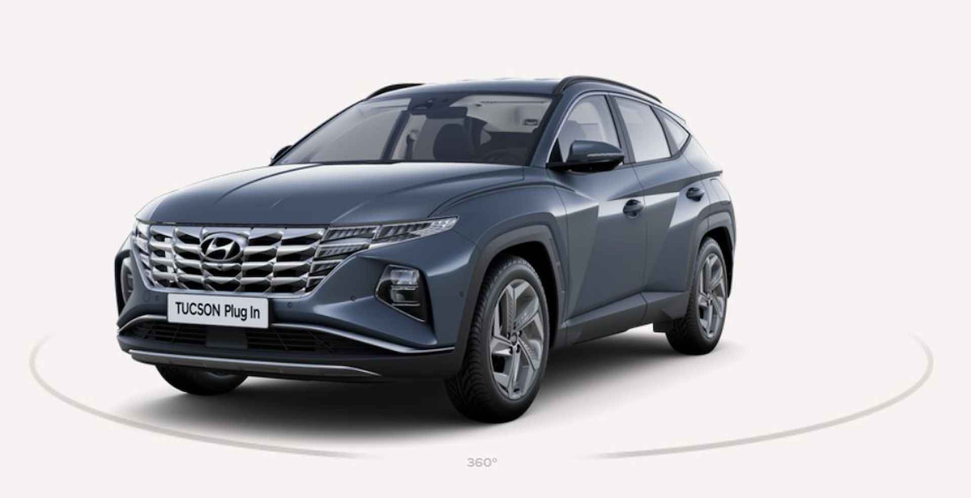 Hyundai Tucson 1.6 T-GDI PHEV Premium 4WD VAN €52.730 VOOR €44.545,- Teal Blue - 7/22