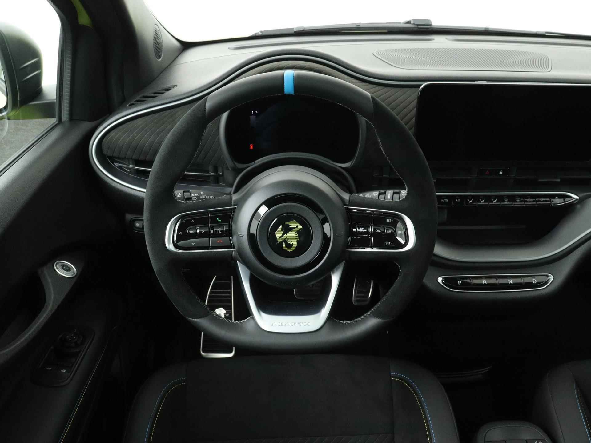 Abarth 500e EV 42 kWh Abarth Turismo 154pk Automaat | Navigatie | Licht Metalen Velgen 18"| Lederen/Alcantara Bekleding | Dodehoek Detectie | Parkeersensoren Voor/ Achter - 21/34