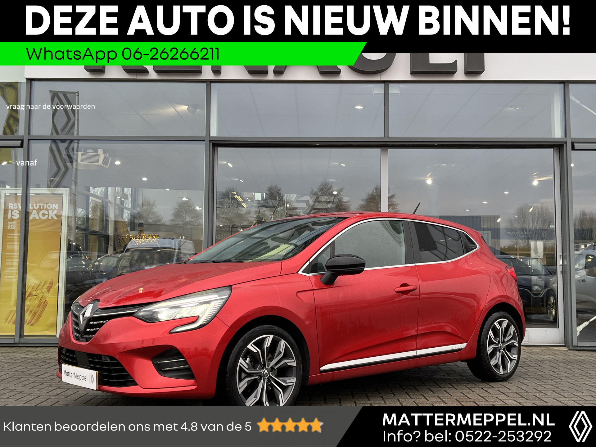 Renault Clio 1.3 TCe 140 Intens EDC AUTOMAAT | Pack Easy Drive Assist | Trekhaak | Stoel + Stuurverwarming | Navigatie | Apple CarPlay/Androi