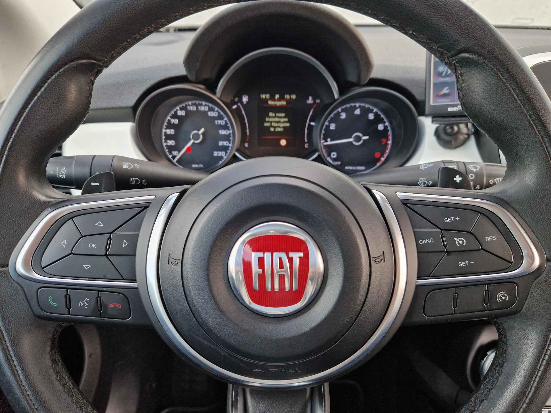 Fiat 500 X Cross 1.3 GSE City Cross Automaat | Camera | Navi | 17” Velgen | Clima | Key-Less | PDC | Cruise | LED | - 17/27