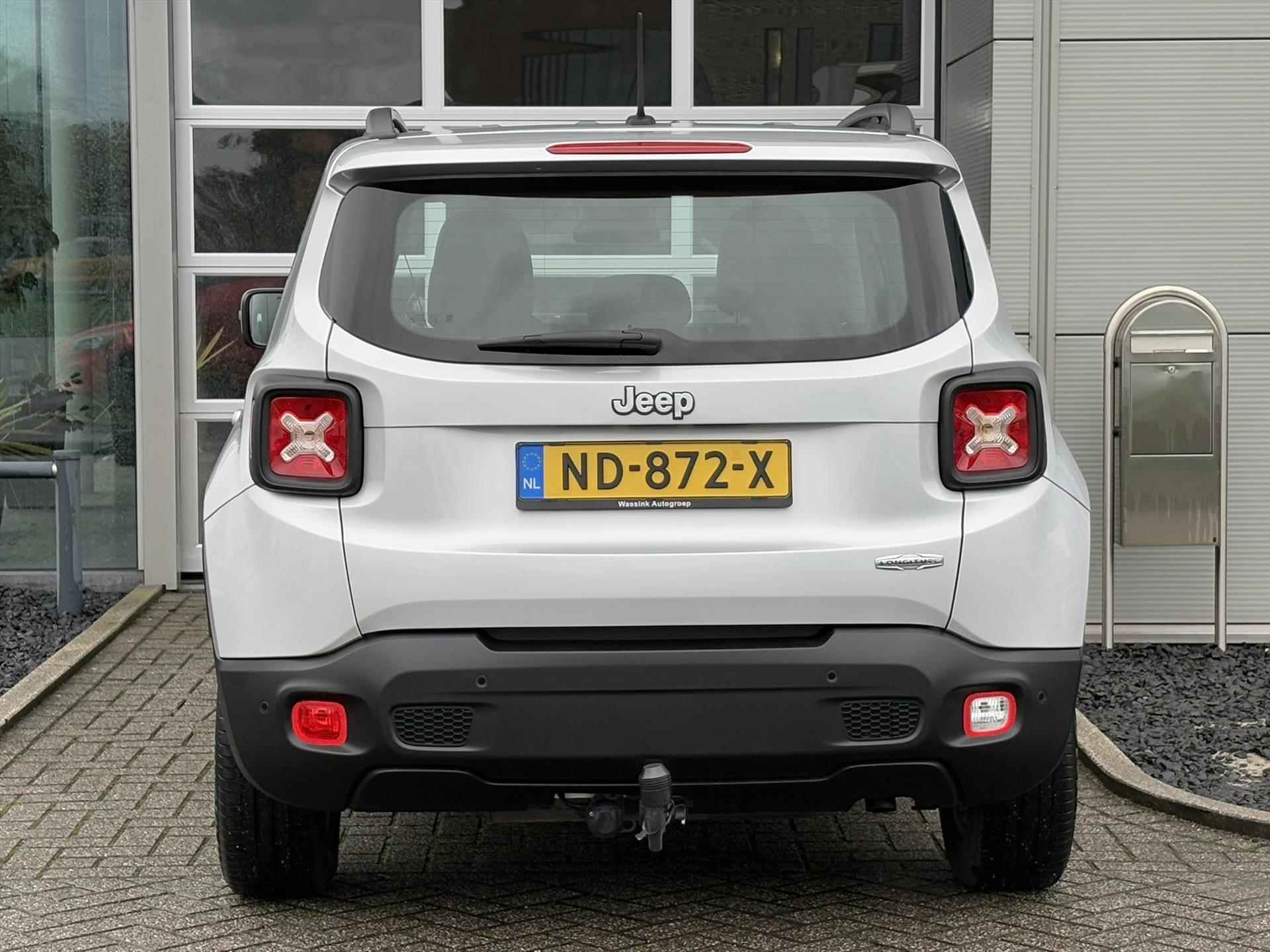 Jeep Renegade 1.4 MultiAir 140pk Longitude | AUTOMAAT | Trekhaak | Bekleding Volleder | Navigatie | Cruise Control | PDC Achter | - 6/30