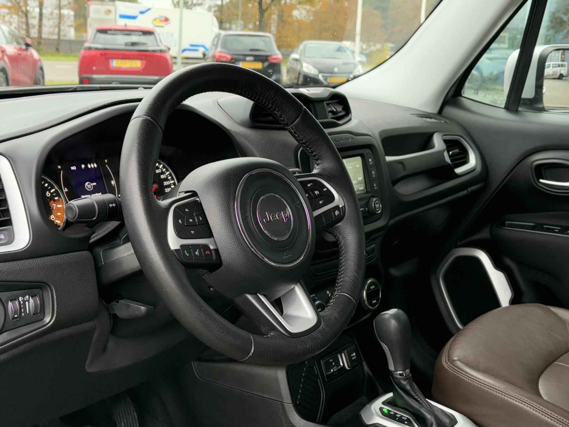 Jeep Renegade 1.4 MultiAir 140pk Longitude | AUTOMAAT | Trekhaak | Bekleding Volleder | Navigatie | Cruise Control | PDC Achter | - 9/30