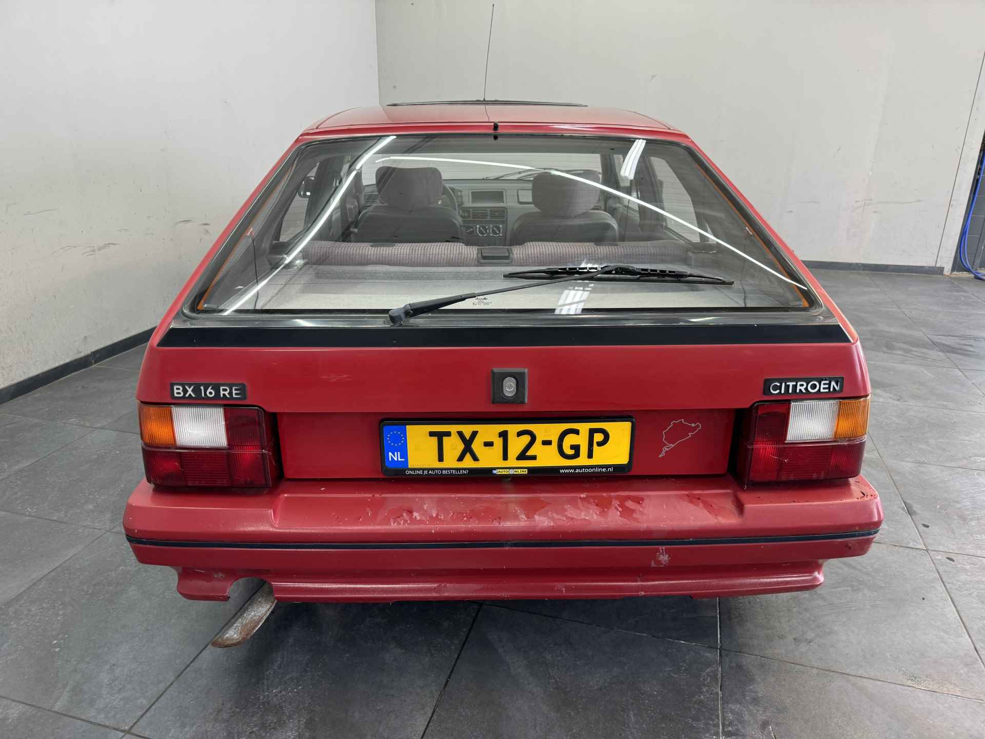 Citroën BX 1.6 RE kat. APK Nieuw✅Open Dak✅Vering✅ORIGINEEL NEDERLANDS✅NAP✅ - 45/58