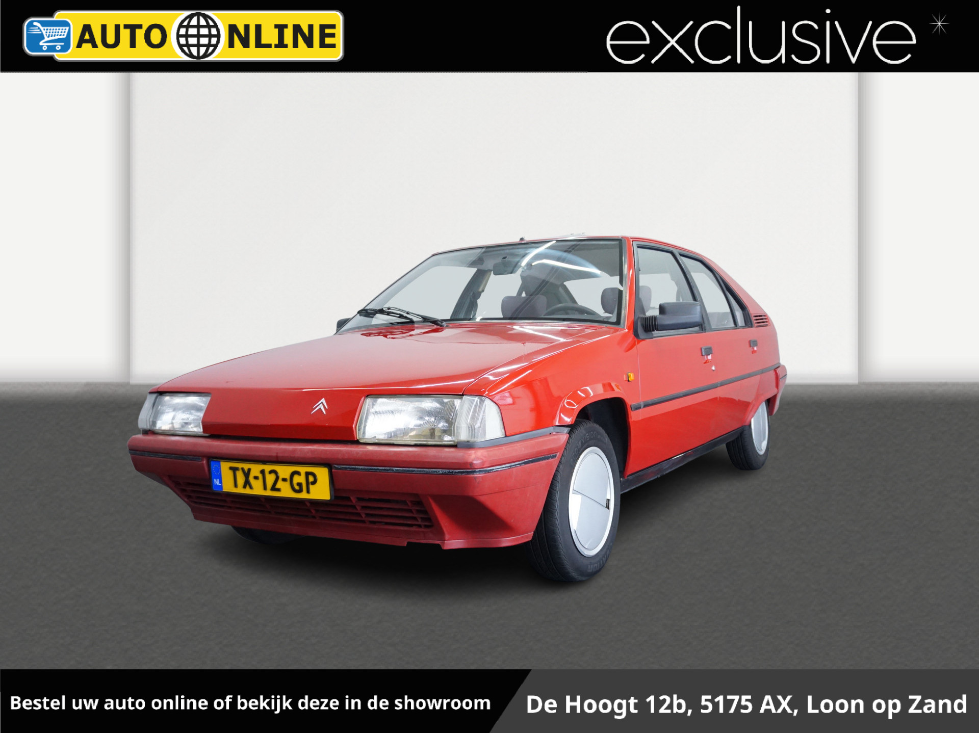 Citroën BX 1.6 RE kat. APK Nieuw✅Open Dak✅Vering✅ORIGINEEL NEDERLANDS✅NAP✅