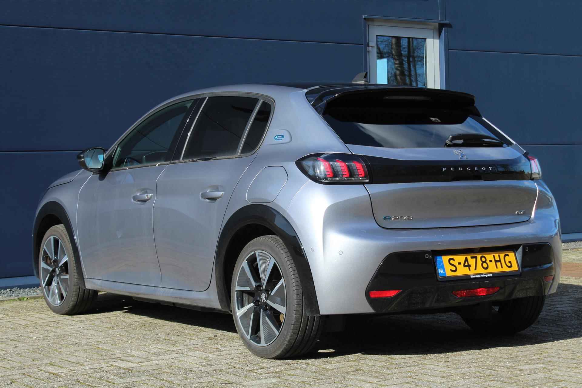 Peugeot e-208 EV 50kWh GT | €2.000,- Subsidie Mogelijk! | Navigatie | Camera | Climate Control | Cruise Control | 3D Cockpit | Lichtmetalen Velgen | - 6/34