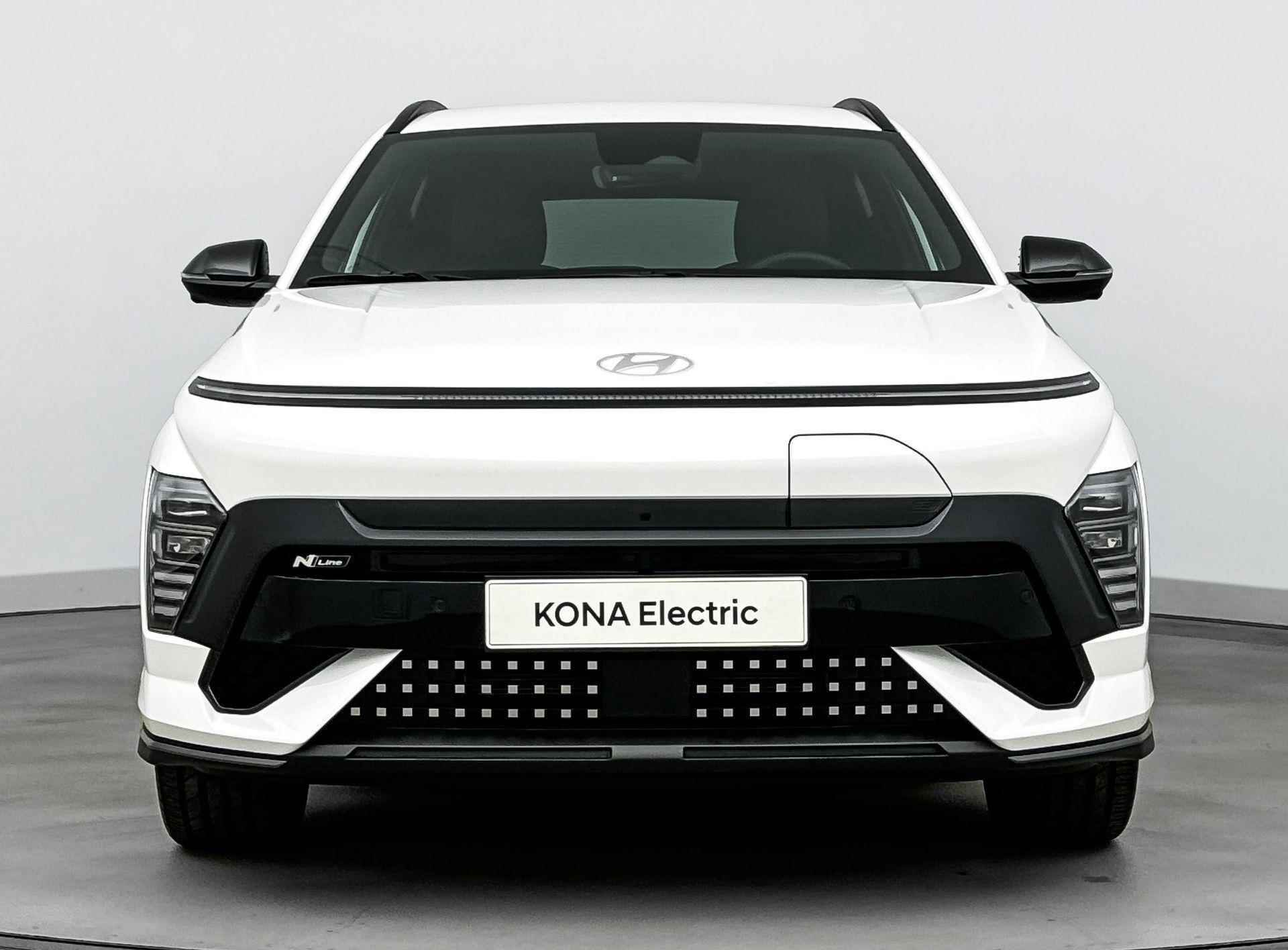 Hyundai Kona Electric N Line 65.4 kWh | Incl. €2000,- Smart Bonus! | 19" Lm-wielen | Stoel + stuurverwarming | 360 Camera | Leer-alcantara | - 5/34