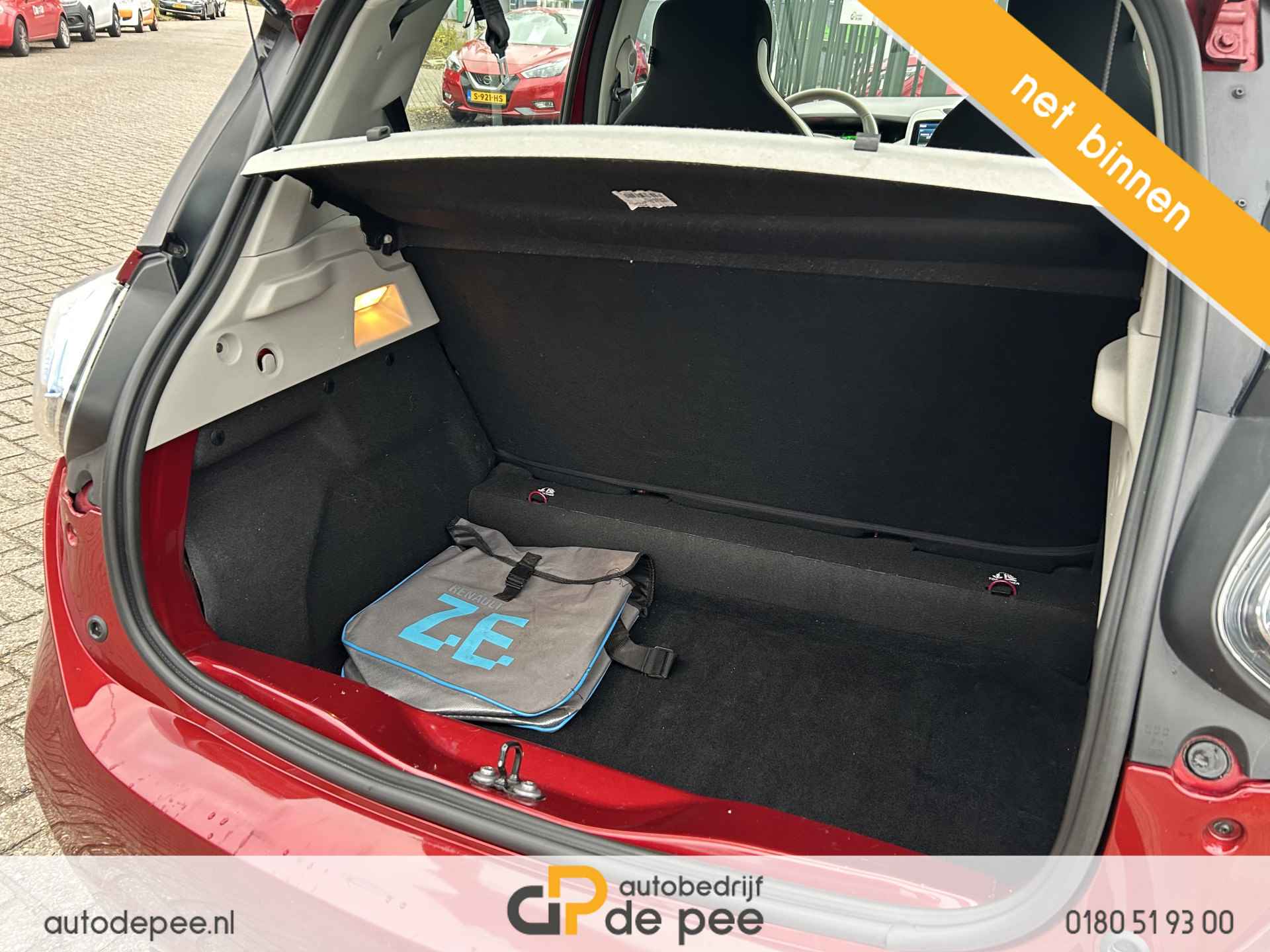 Renault ZOE Q90 Life 41 kWh (300km) INCL.ACCU/GARANTIE/CLIMA/CRUISE/NAVI/LICHTMETAAL rijklaarprijs! - 13/16