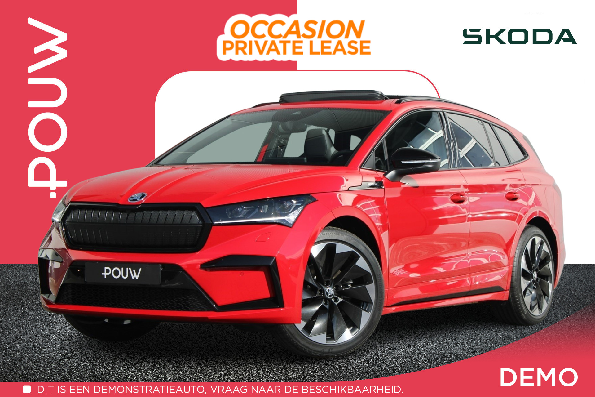 Skoda Enyaq 80 204pk Sportline | Panoramadak | Trekhaak Wegklapbaar | 21" Velgen