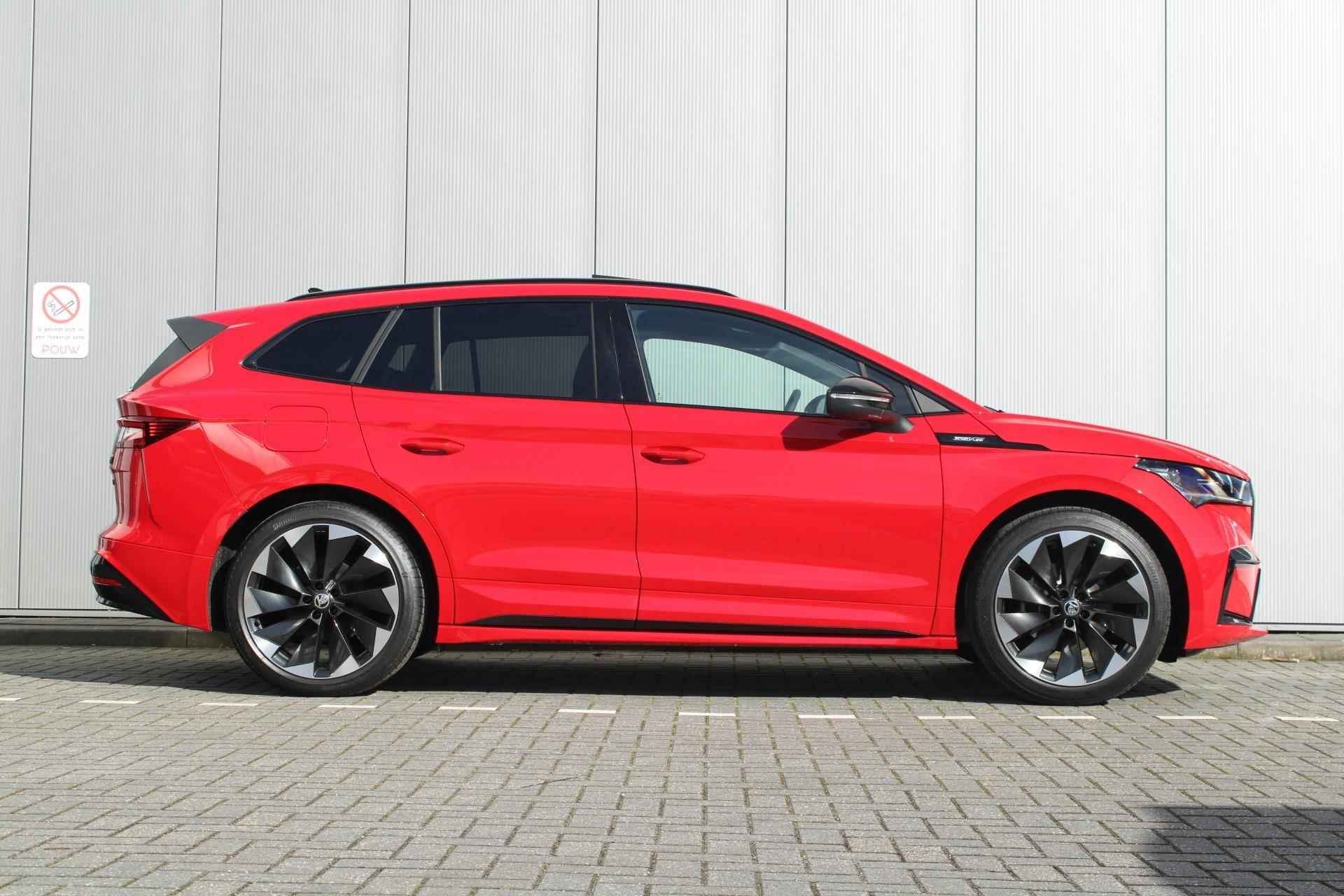 Skoda Enyaq 80 204pk Sportline | Panoramadak | Trekhaak Wegklapbaar | 21" Velgen - 4/58