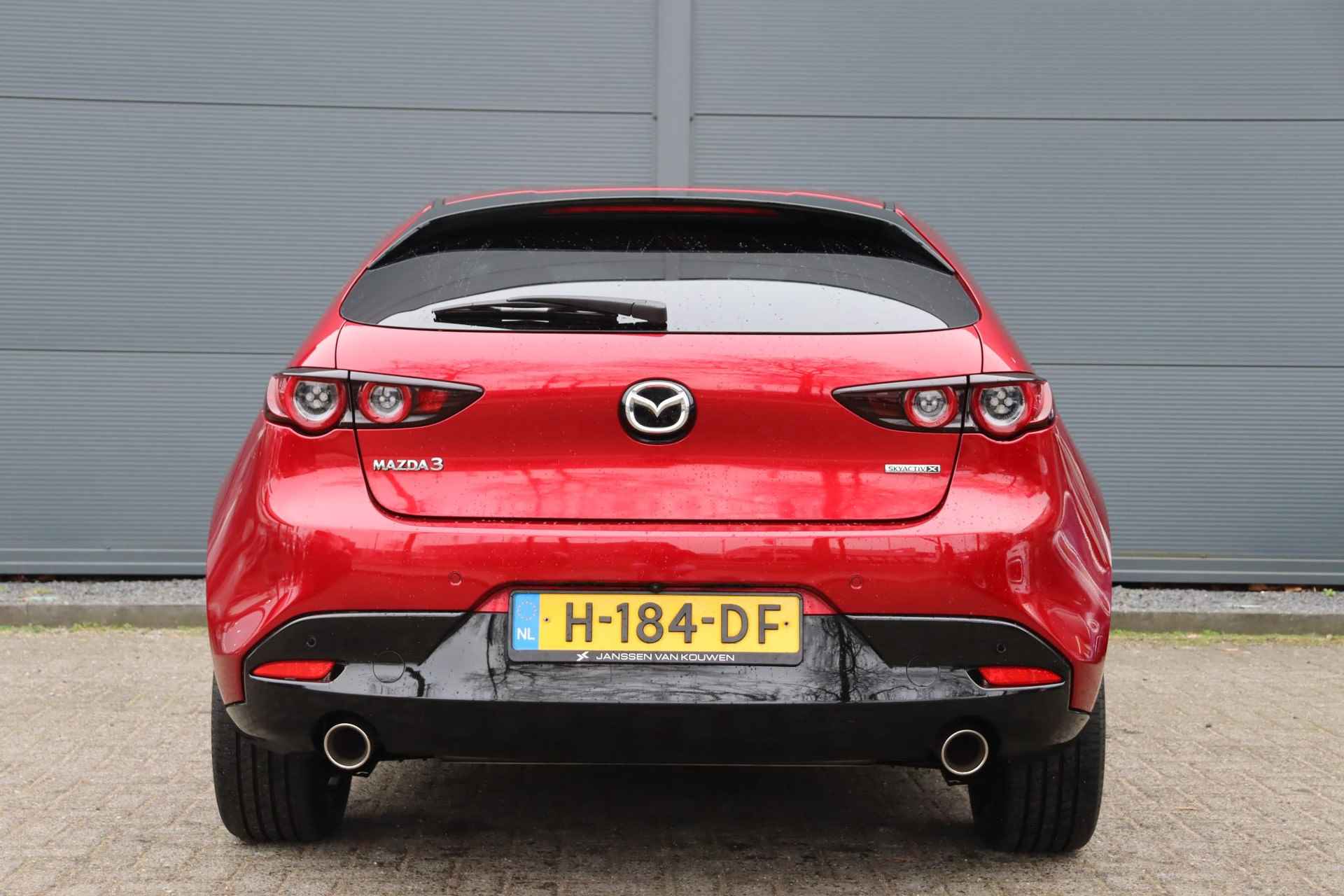 Mazda 3 2.0 e-SkyActiv-X M Hybrid 180 Luxury / Automaat / Leder / Stuur- Stoelverwarming / - 5/40