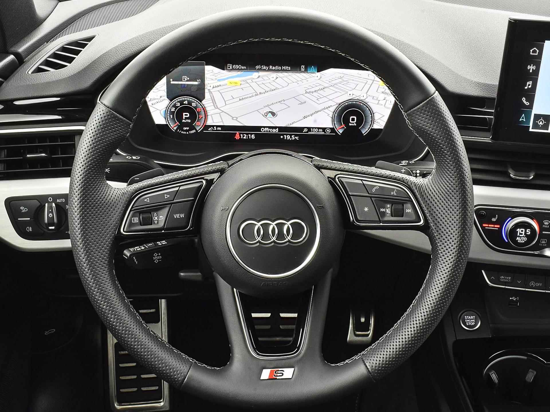 Audi A4 Avant 40 TFSI 190pk S-Tronic S Edition | Navigatie | Sportstoelen | Virtual Cockpit | Elek. Achterklep | Cruise Control | Stoelverwarming | Garantie t/m 23-06-2027 of 100.000km - 16/31