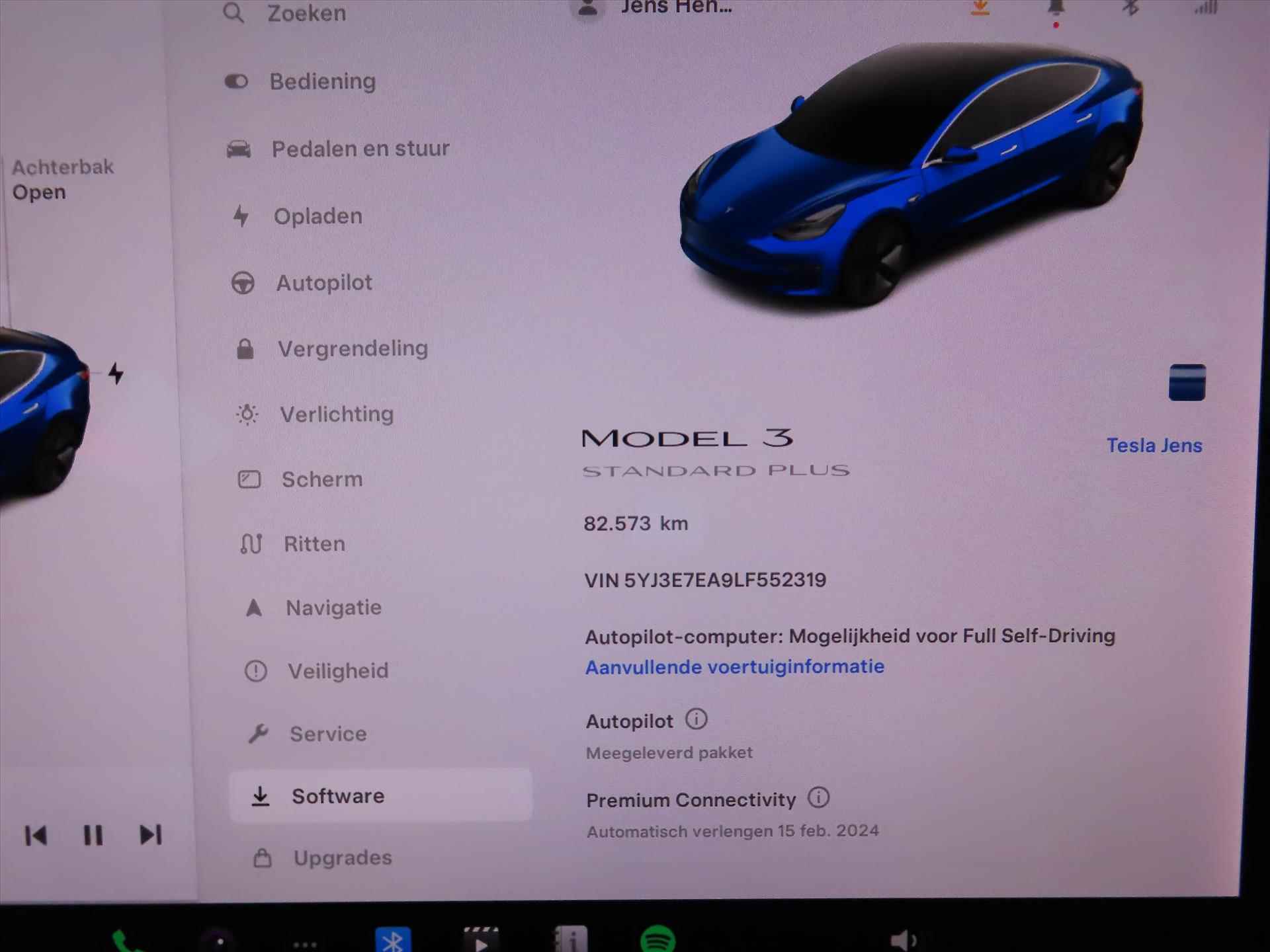 Tesla Model 3 Standard Plus RWD/ Zeer nette auto/ Origineel NL/ Dealer onderhouden/ Autopilot/ Elektrisch verstelbare voorstoelen/ Stoelverwarming/ NAP - 25/36