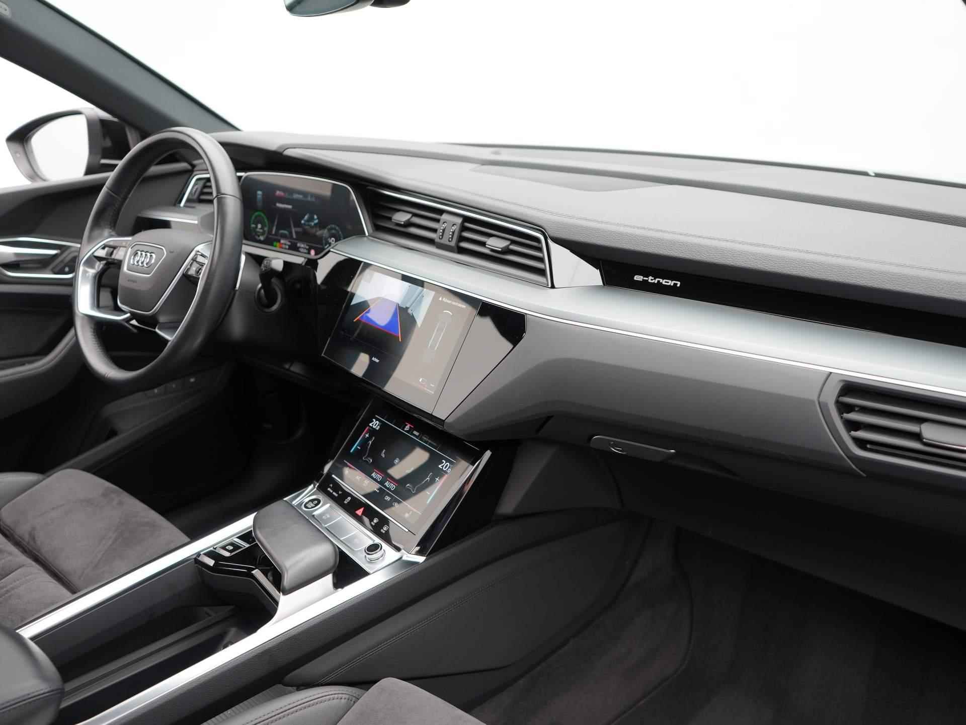 Audi e-tron Sportback 55 quattro Business edition Plus 95 kWh | Panoramadak | Leer-Alcantara - 43/58