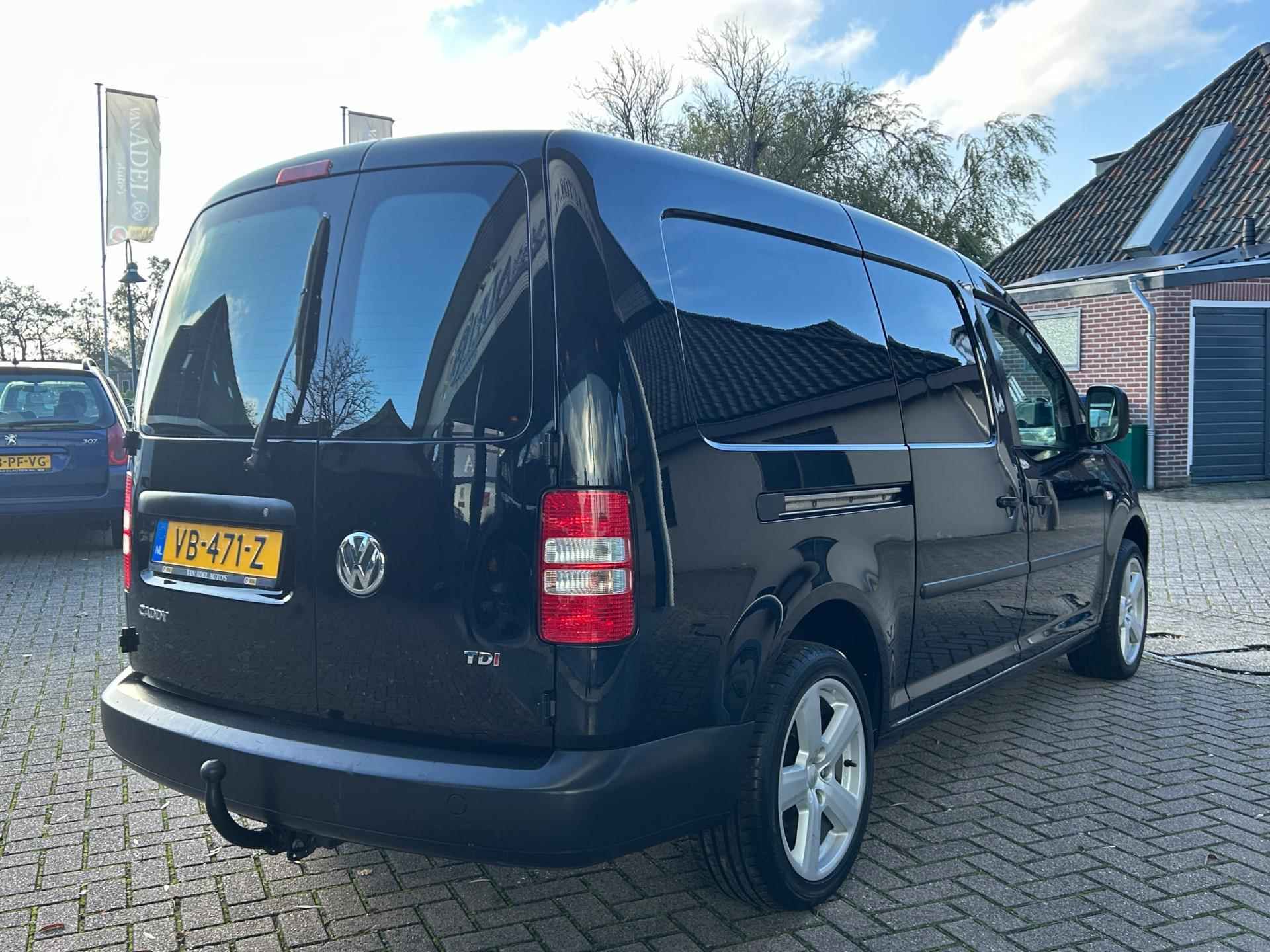 Volkswagen Caddy 1.6 TDI Maxi L2 Marge! Airco 17" LM-Velgen Elek.Pakket Trekhaak NAP NL-Auto Dealeronderhouden! - 4/25