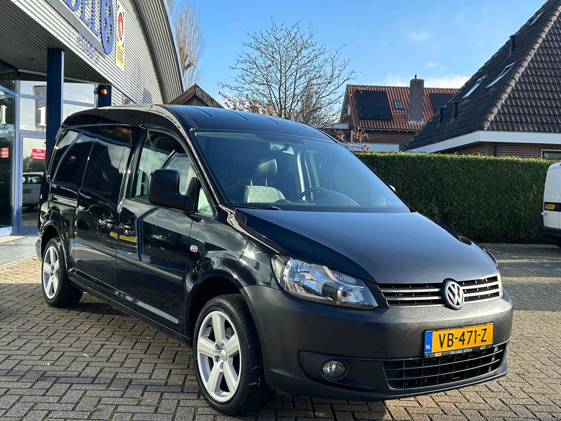 Volkswagen Caddy 1.6 TDI Maxi L2 Marge! Airco 17" LM-Velgen Elek.Pakket Trekhaak NAP NL-Auto Dealeronderhouden! - 7/25