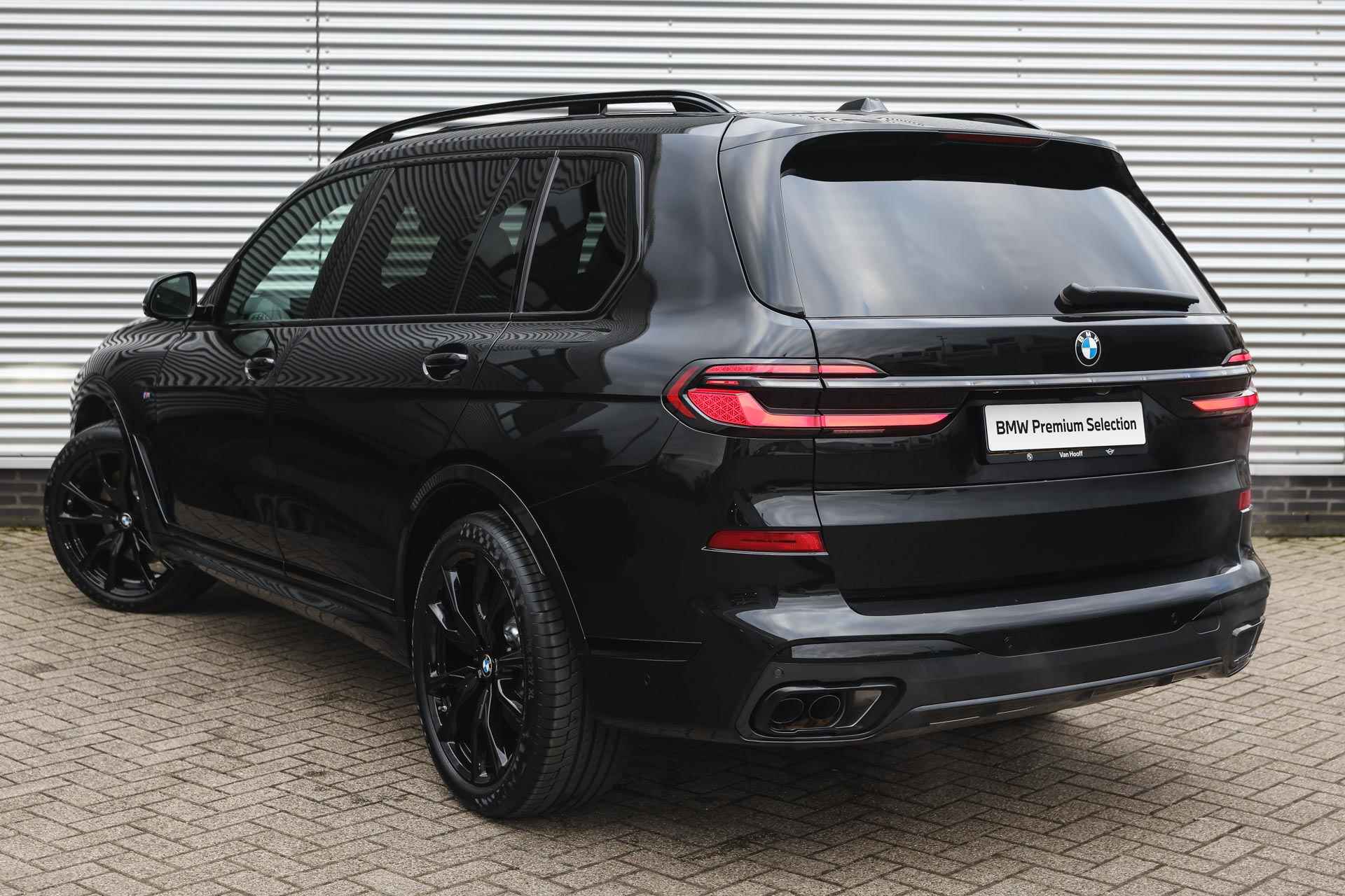 BMW X7 xDrive40i High Executive M Sport Automaat / Panoramadak Sky Lounge / Trekhaak / Stoelventilatie / Bowers & Wilkins / Gesture Control / Stoelventilatie / Parking Assistant Professional - 3/45