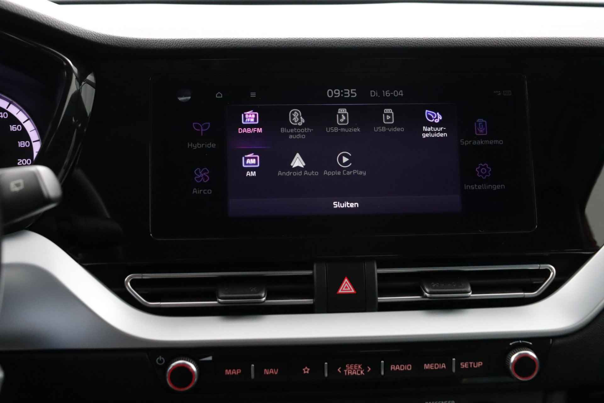 Kia Niro 1.6 GDi Hybrid DynamicLine - Navigatie - Apple/Android Carplay - Climate Control - Cruise Control Adaptief - Trekhaak - Fabrieksgarantie tot 11-27 - 48/61