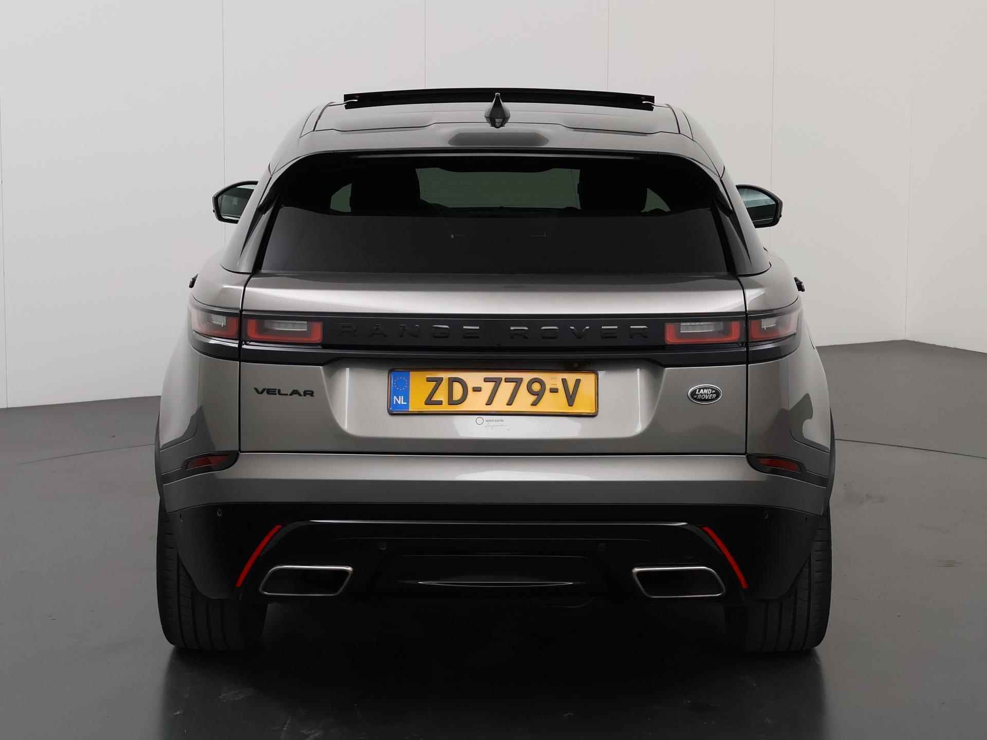 Land Rover Range Rover Velar 3.0 V6 AWD R-Dynamic HSE | NL Auto | 1e eigenaar | Panoramadak | Trekhaak |  Leder | Navigatie | Meridian Sound | Parkeercamera | Climate Control | Cruise Control Adaptief | Stoel&Stuurverwarming | - 5/52