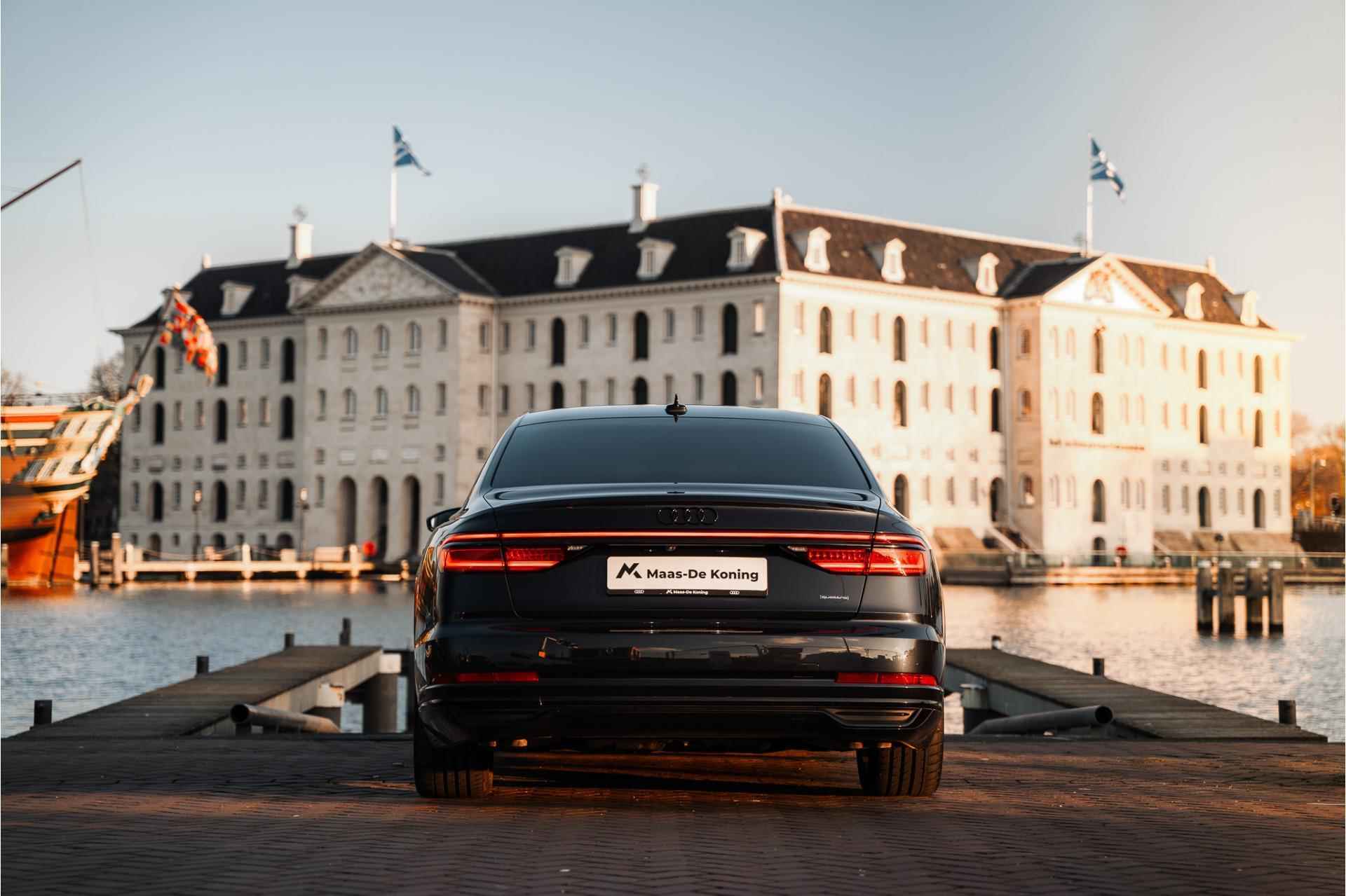 Audi A8 60 TFSIe Quattro Lang Pro Line Plus | B&O 3D Sound | ACC | Luchtvering | Servosluiting | 360 Camera | Panoramadak | 20'' Inch | Garantie t/m 23-04-2025 of 100.000km - 4/45