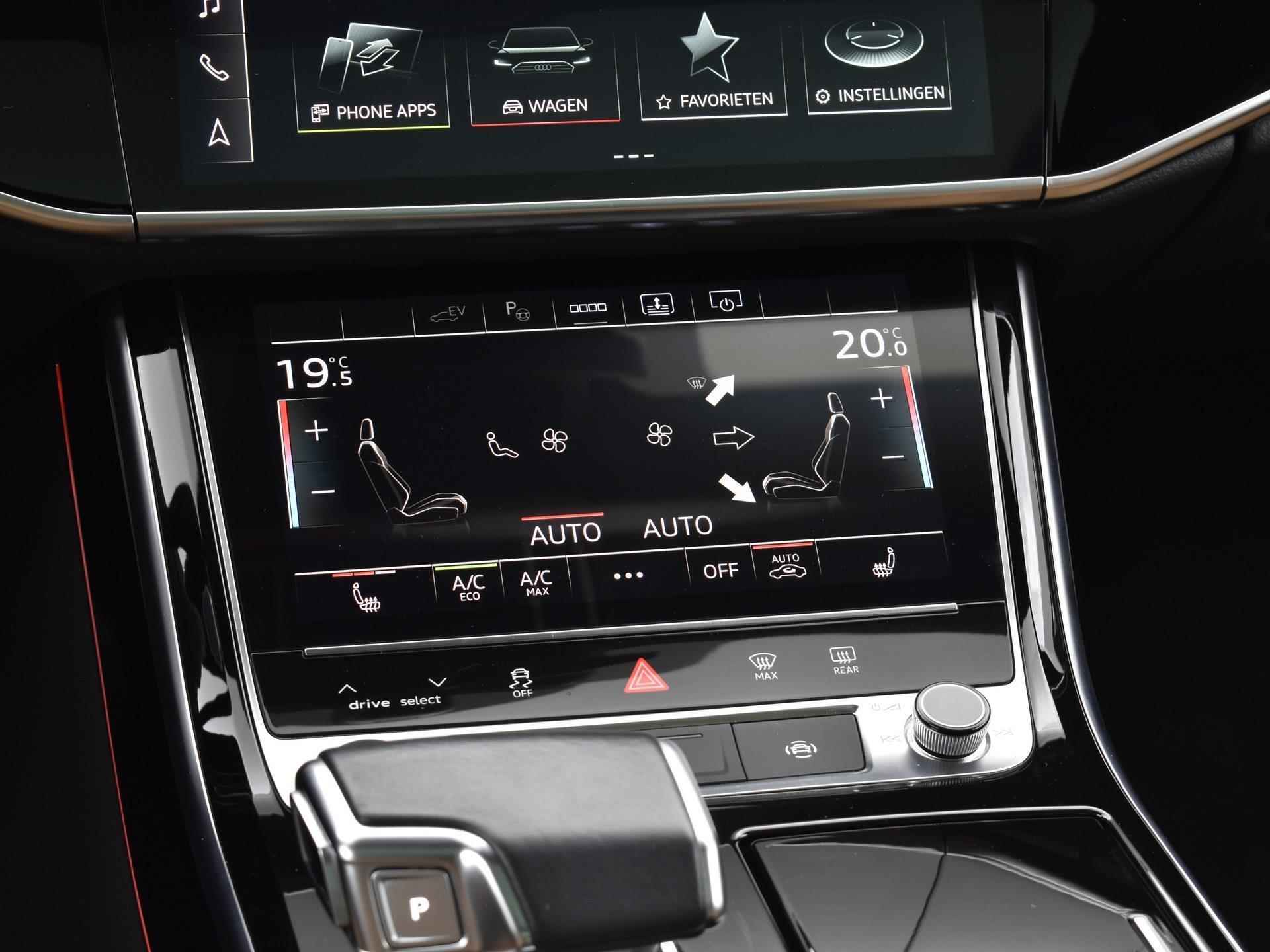 Audi A8 60 TFSIe Quattro Lang Pro Line Plus | B&O 3D Sound | ACC | Luchtvering | Servosluiting | 360 Camera | Panoramadak | 20'' Inch | Garantie t/m 23-04-2025 of 100.000km - 34/44