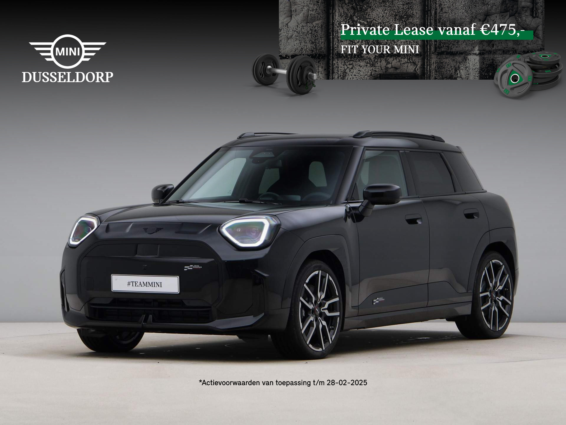 MINI Aceman E John Cooper Works Pakket XL PRIVATE LEASE EUR 569,- (48 mnd/10.000km)