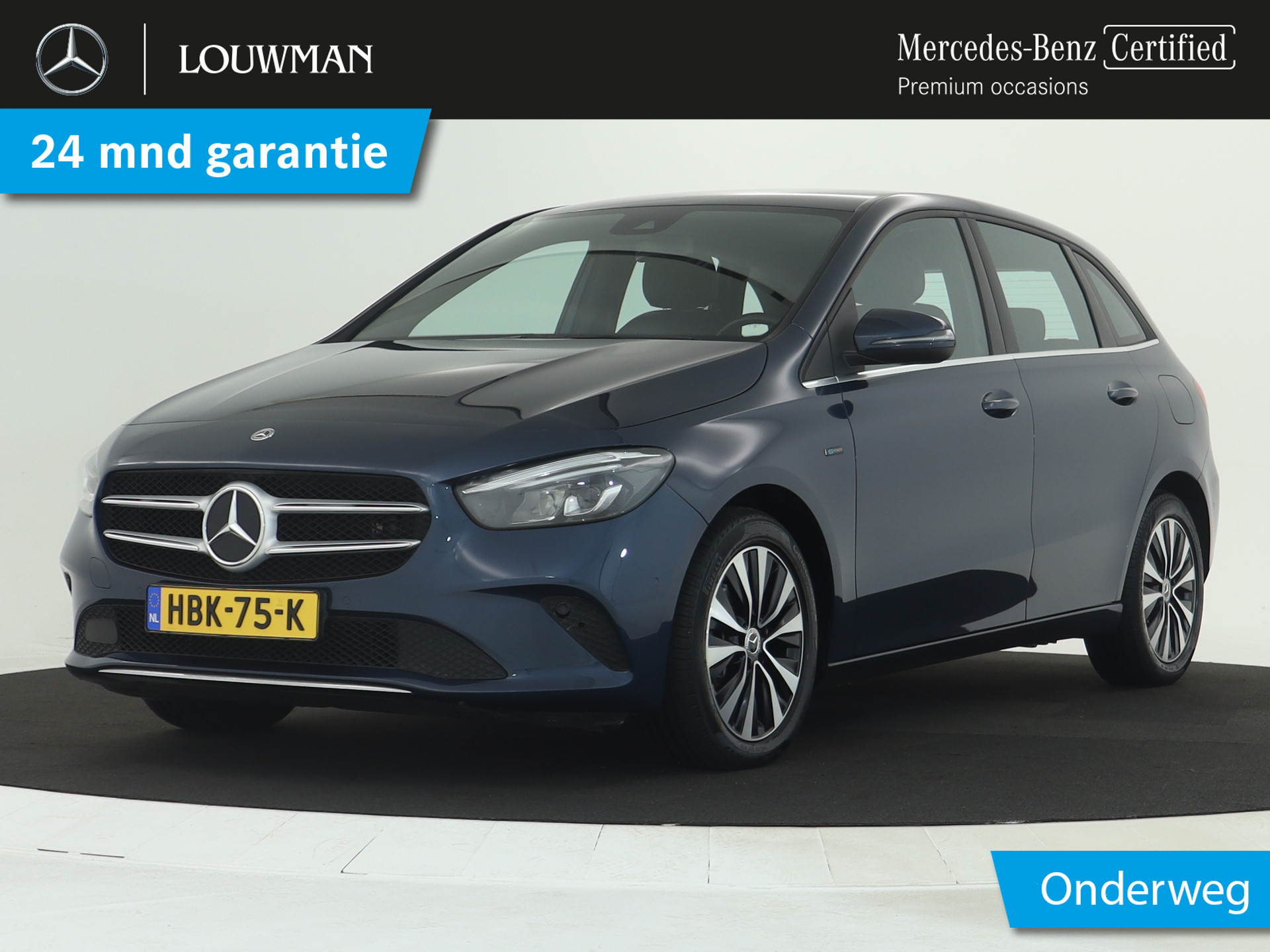 Mercedes-Benz B-Klasse 250 e Plug-In Hybride | Style Plus | Zwart Lederlook | Widescreen MBUX | Stoelverwarming | Electrische inklapspiegels | Inclusief 24 maanden MB Certified garantie voor Europa.