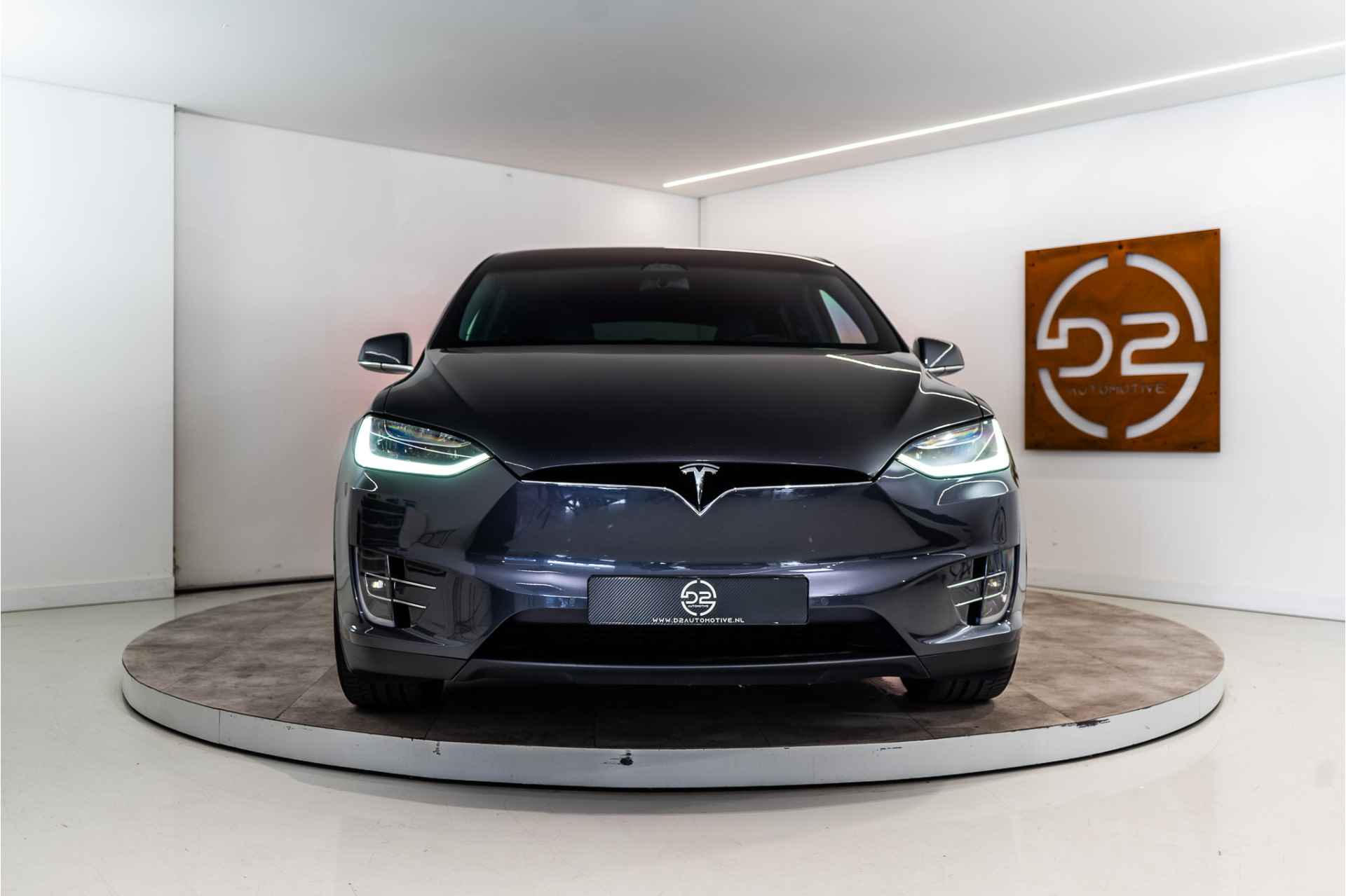 Tesla Model X 100D Incl. BTW | NL AUTO+NAP | Carbon | Cold Climate | AP 2.5 | Leder | 12 MND Garantie! - 9/46