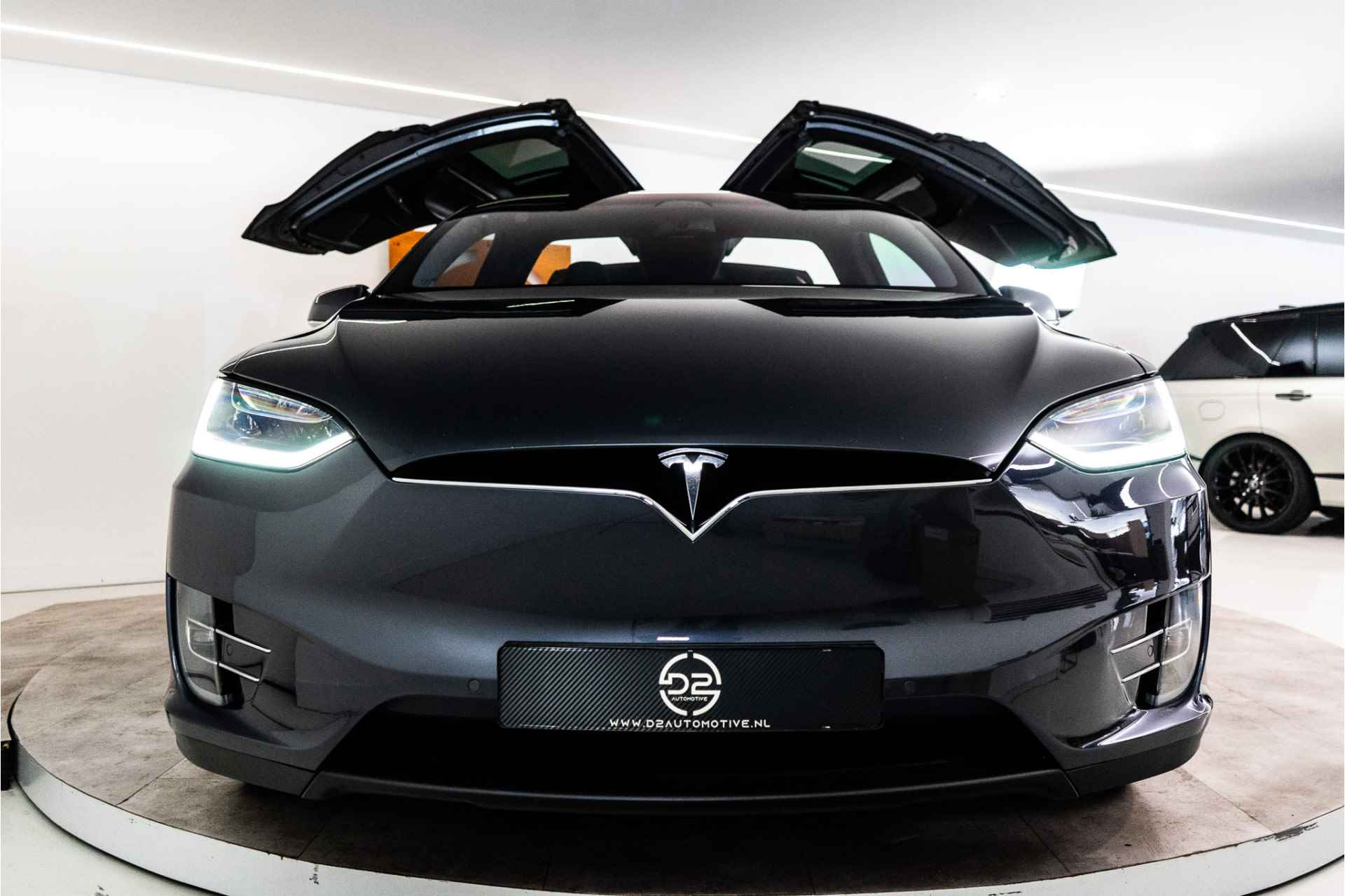 Tesla Model X 100D Incl. BTW | NL AUTO+NAP | Carbon | Cold Climate | AP 2.5 | Leder | 12 MND Garantie! - 12/46